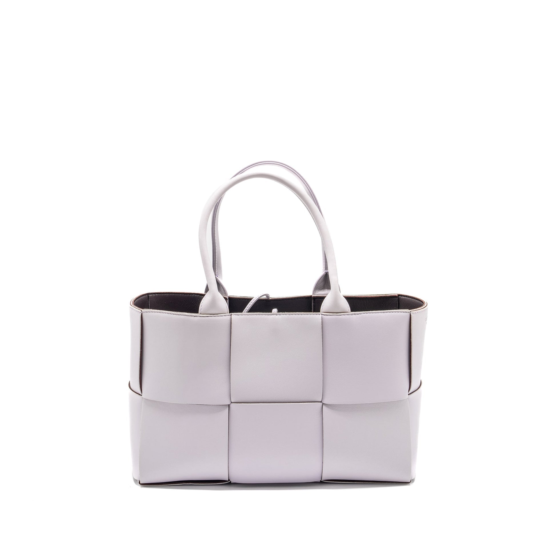 Bottega Veneta Small Arco Tote Purse Leather Light Purple