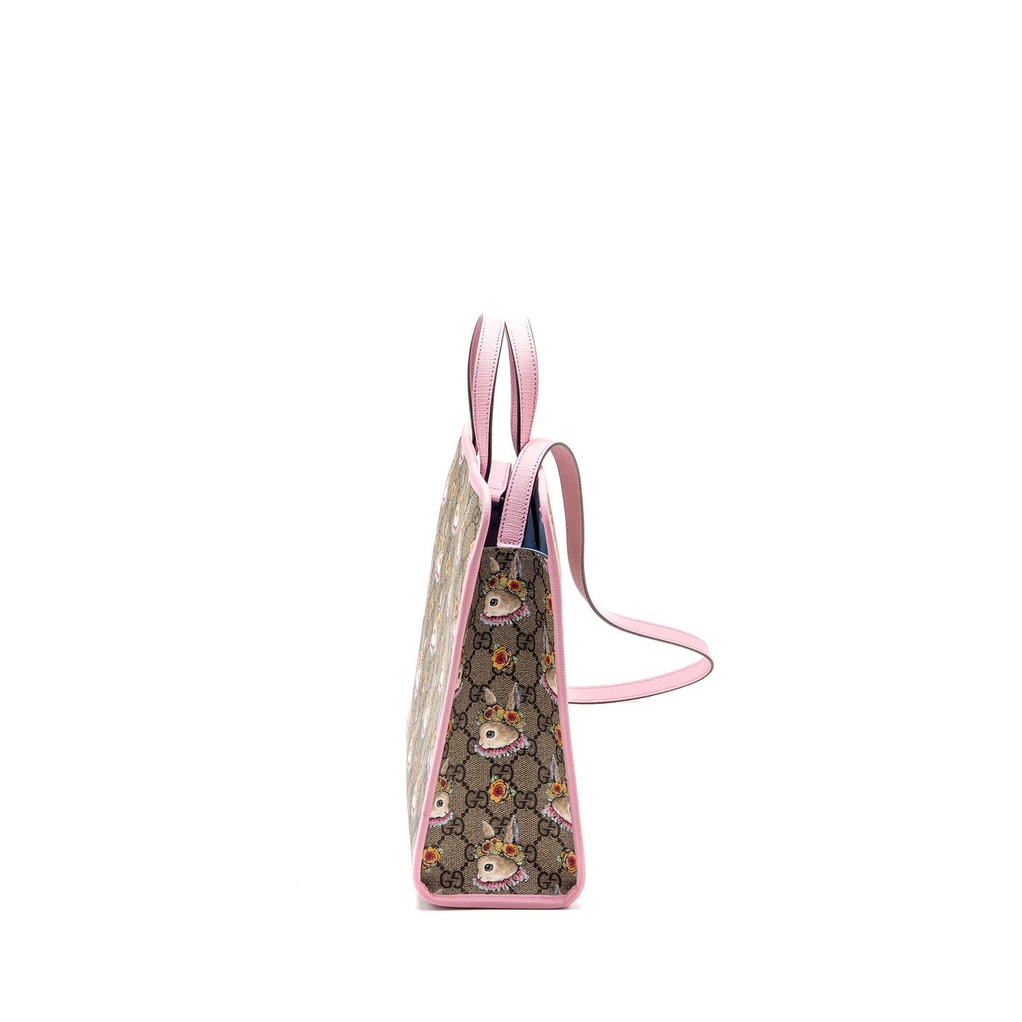 Gucci Children?s Yuko Higuchi Tote Bag GG Supreme Canvas/Leather Pink/Multicolour SHW