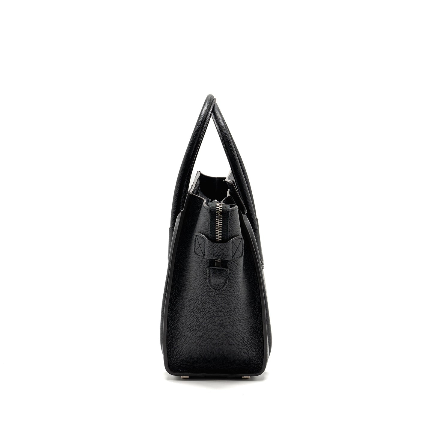 Luxury CELINE Micro Luggage Bag Calfskin Black SHW