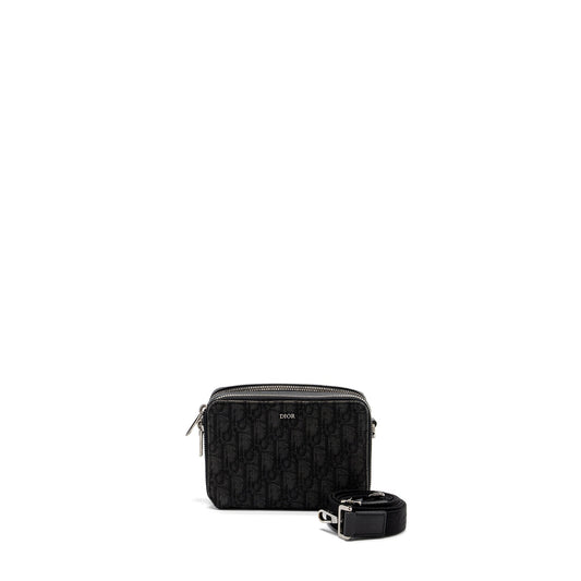 Dior Pouch With Strap Black Dior Oblique Jacquard