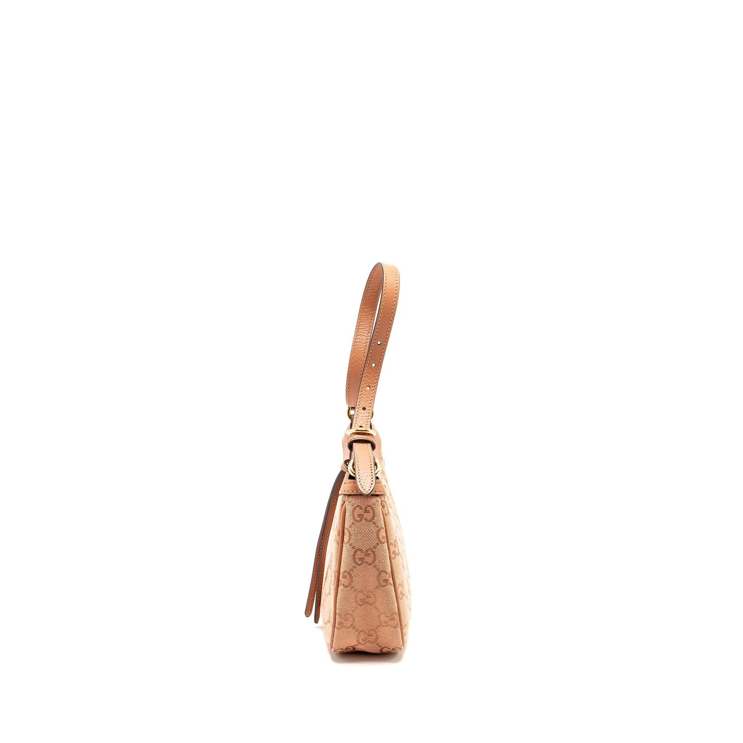 Gucci Small Ophidia Hobo Bag GG Supreme Canvas Pink L