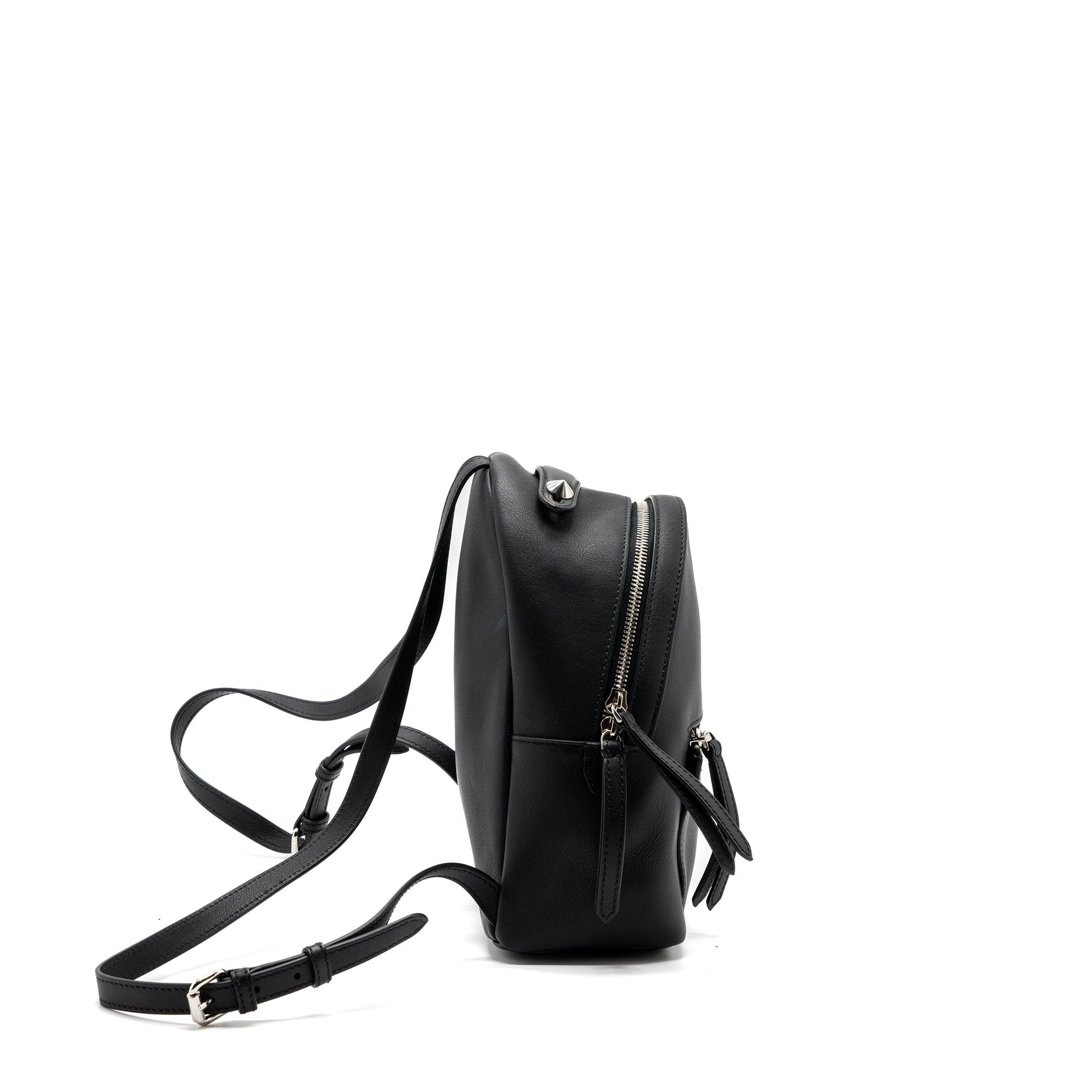 Fendi By The Way Backpack Leather Crystal Black