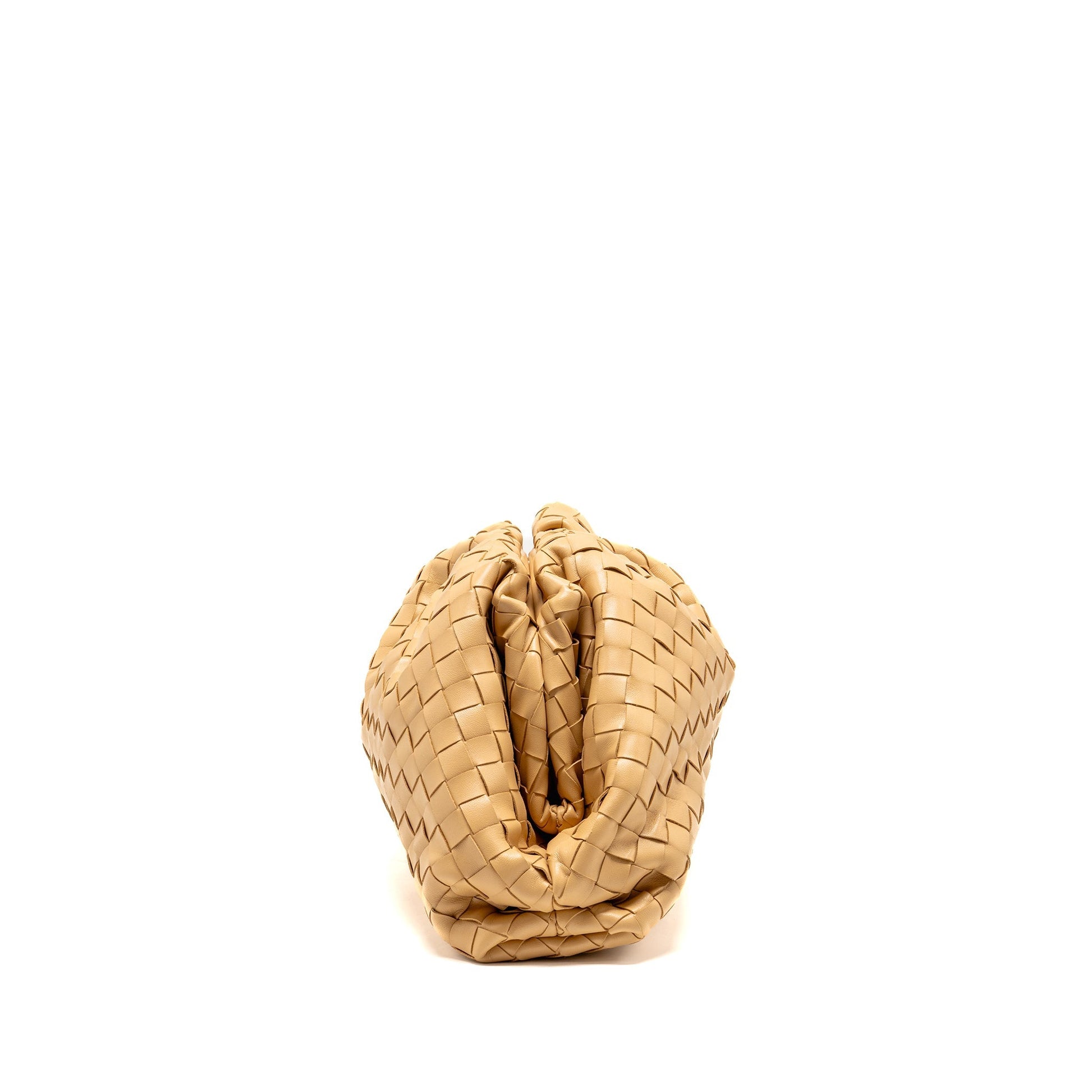 Bottega Veneta Pouch Intrecciato Leather Beige