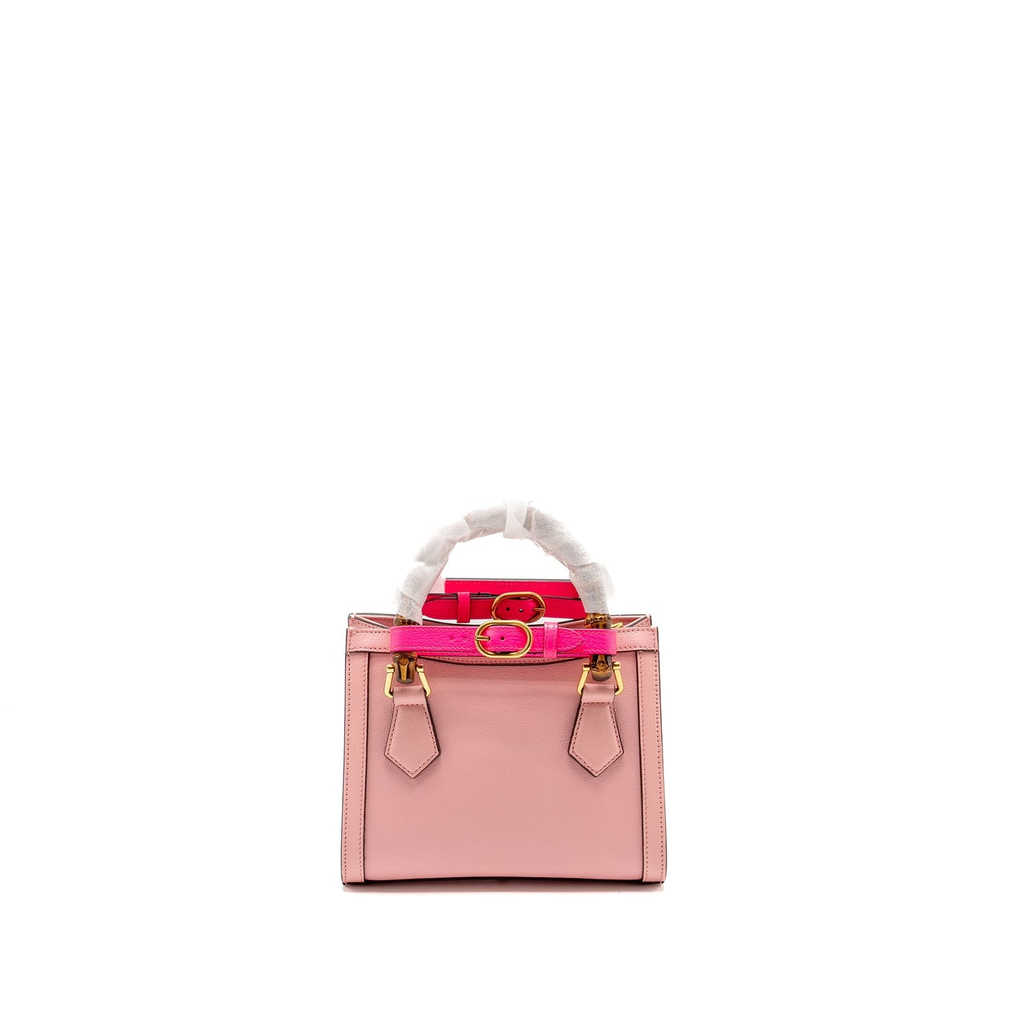 Gucci Mini Diana Bamboo Tote Bag Leather Pink