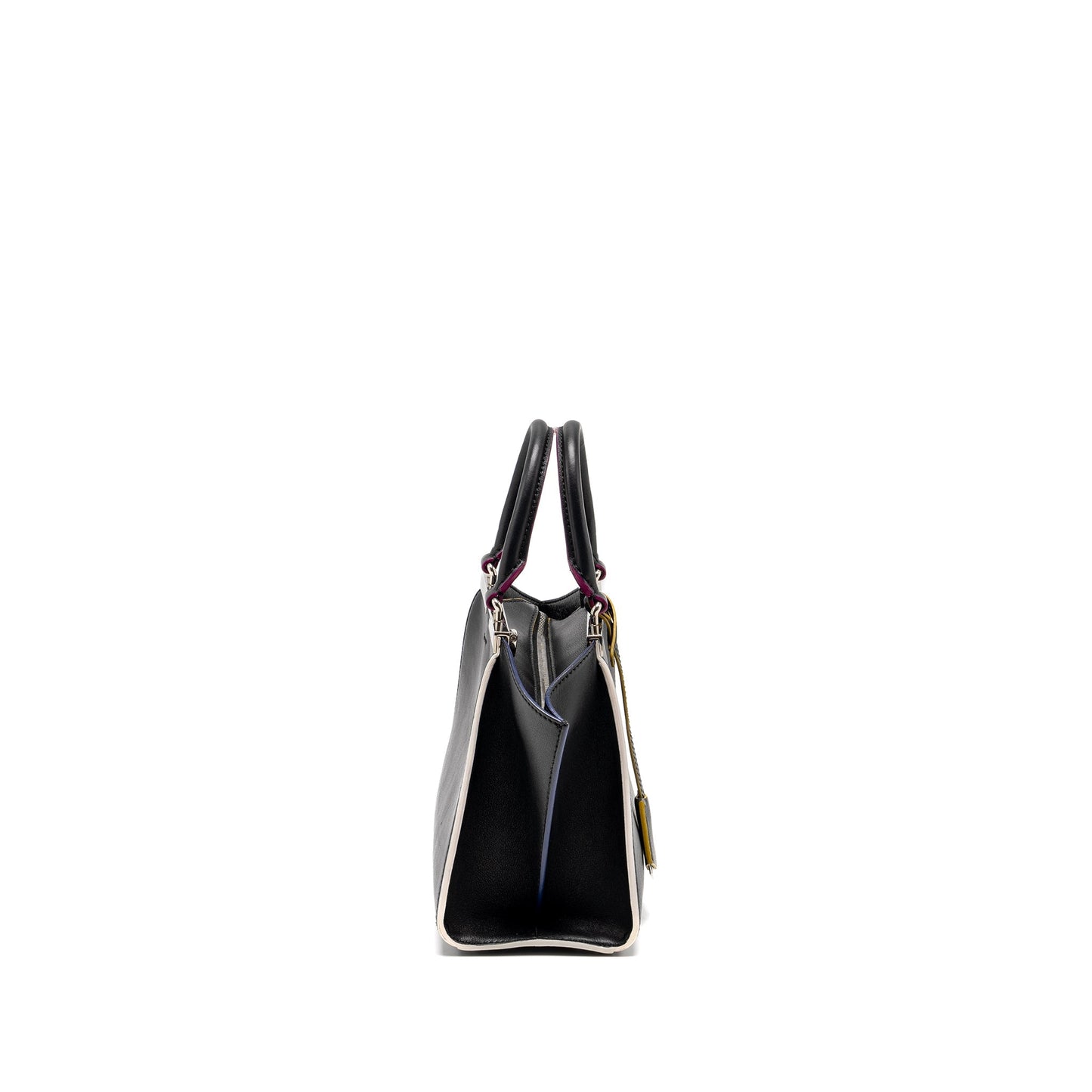 Fendi Mini 3jours Tote Purse Calfskin Black