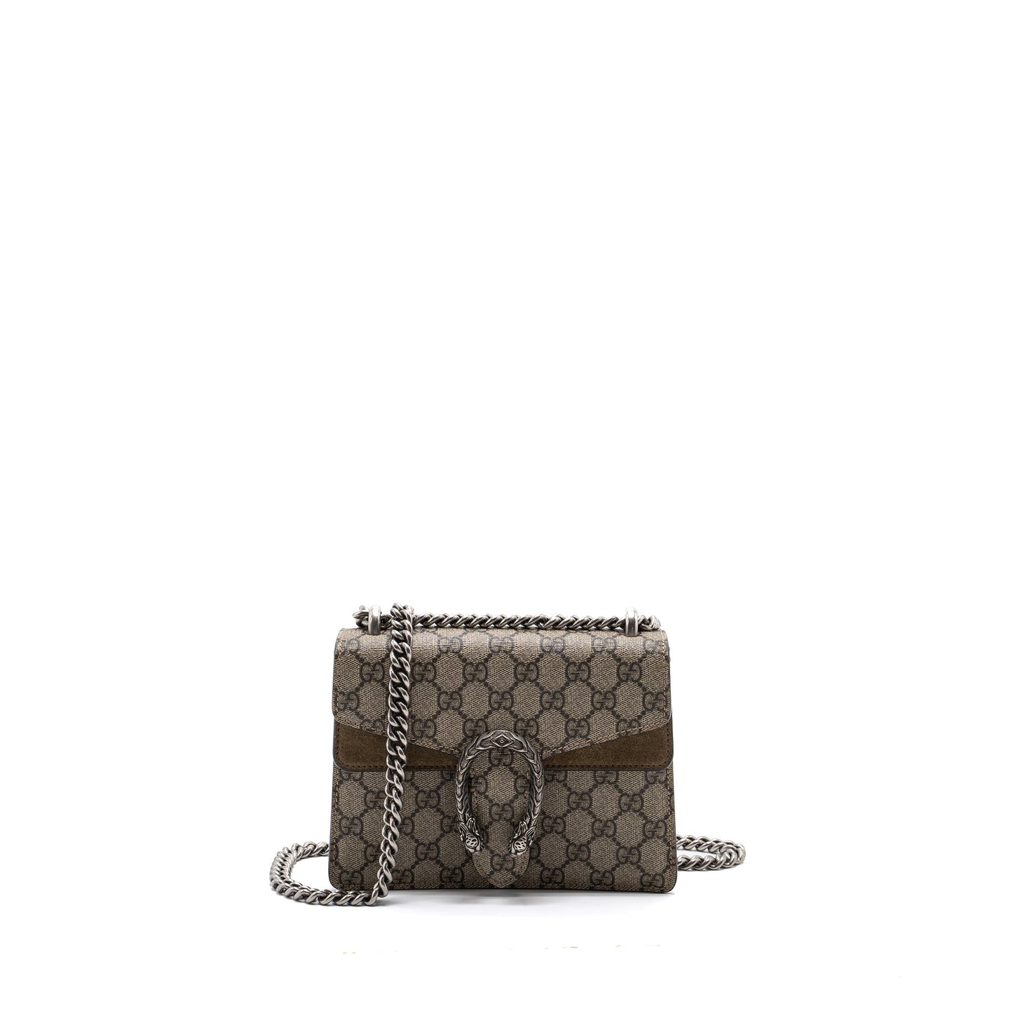 Gucci Dionysus Mini Bag GG Supreme Canvas Beige SHW