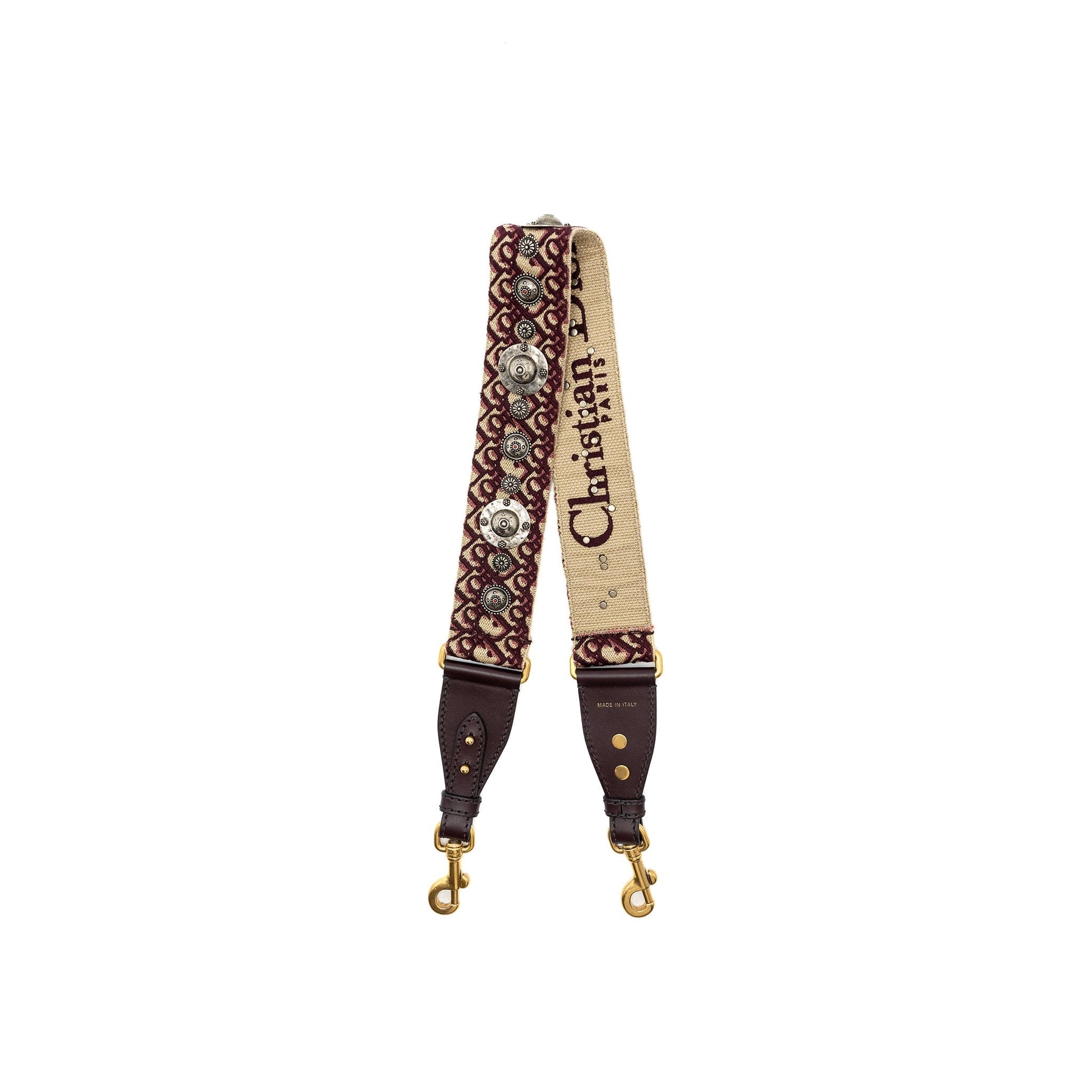 Dior Shoulder Strap Oblique Canvas/Calfskin Red