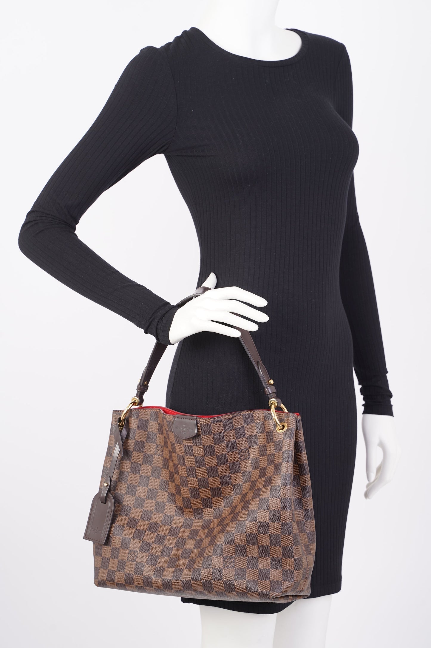 Louis Vuitton Graceful Bag Damier Ebene Canvas PM