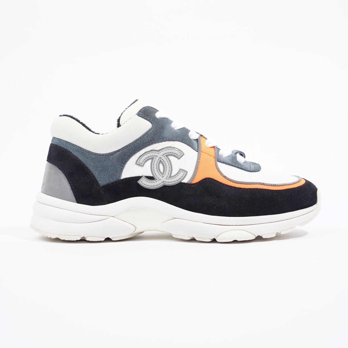 Chanel CC Runner White Black Orange EU 37 UK 4