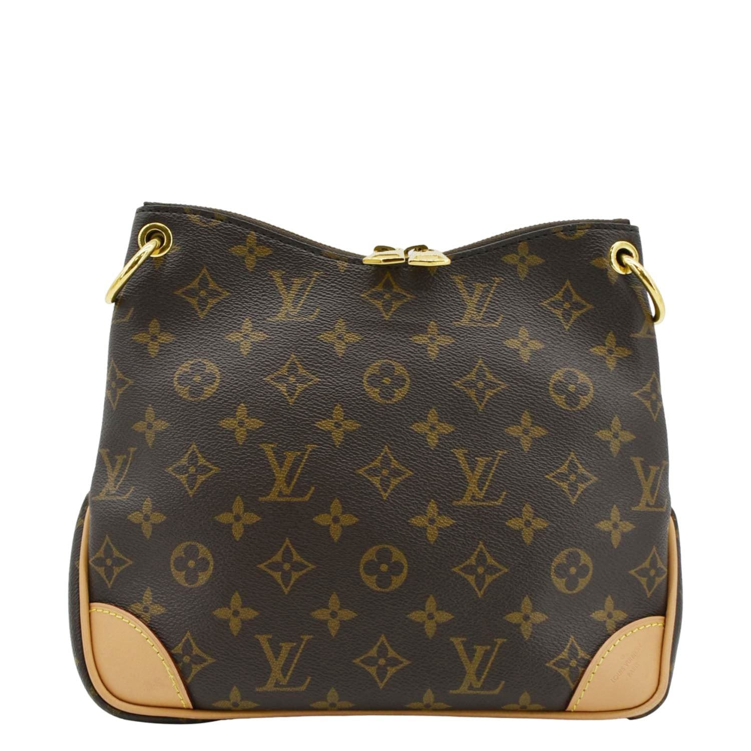 LOUIS VUITTON Odeon PM Monogram Canvas Shoulder Bag Brown