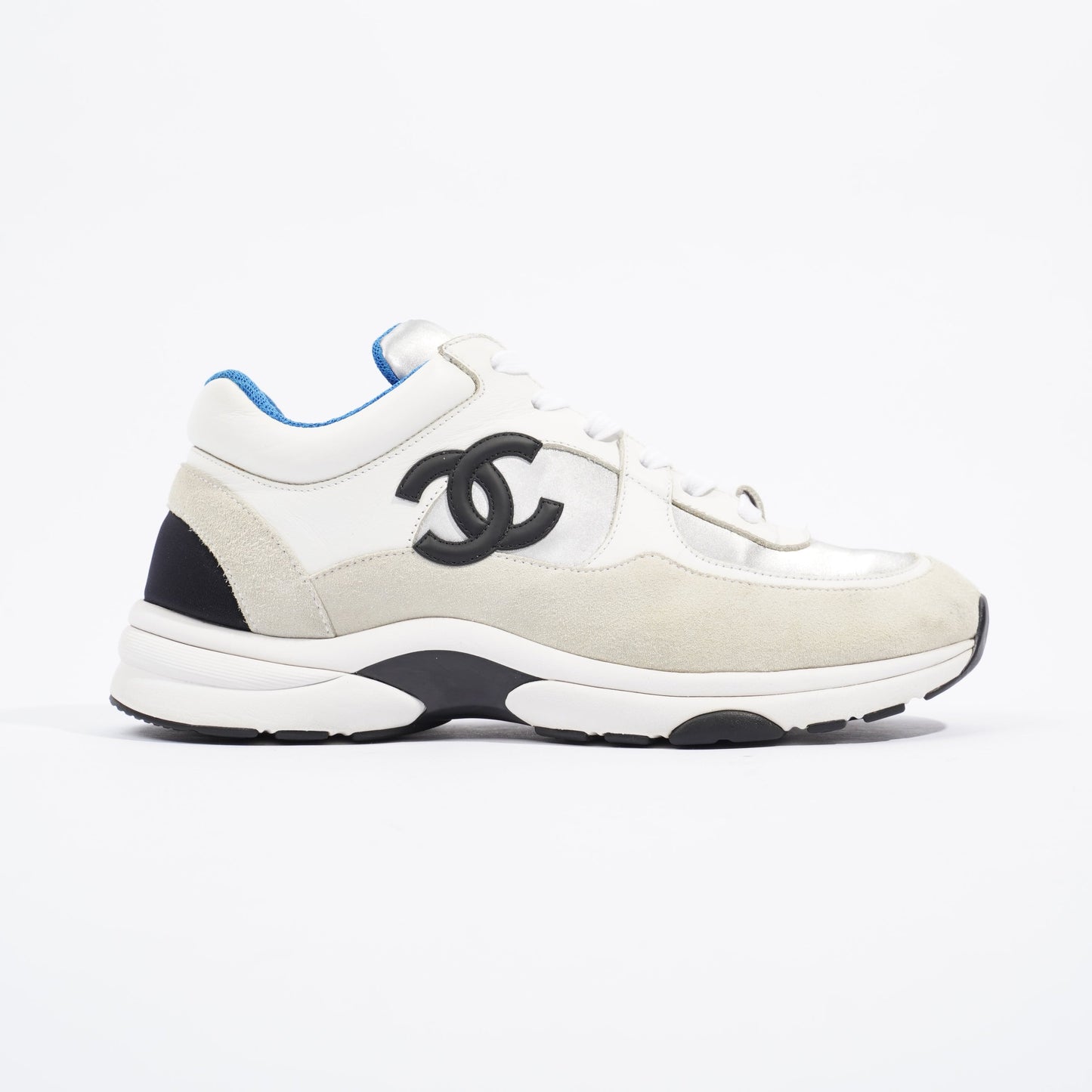 Chanel CC Runner White Beige EU 41 UK 8