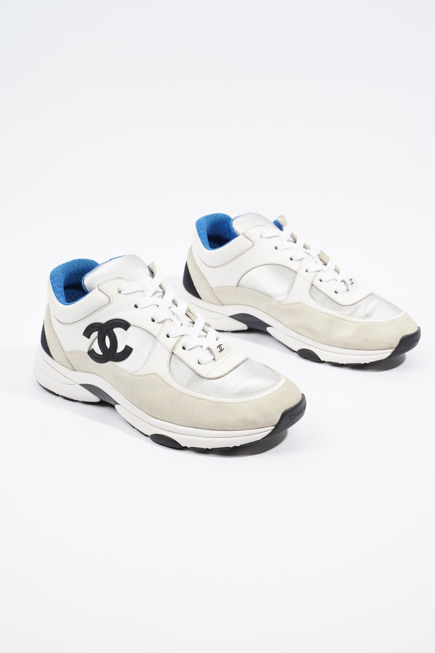 Chanel CC Runner White Beige EU 41 UK 8