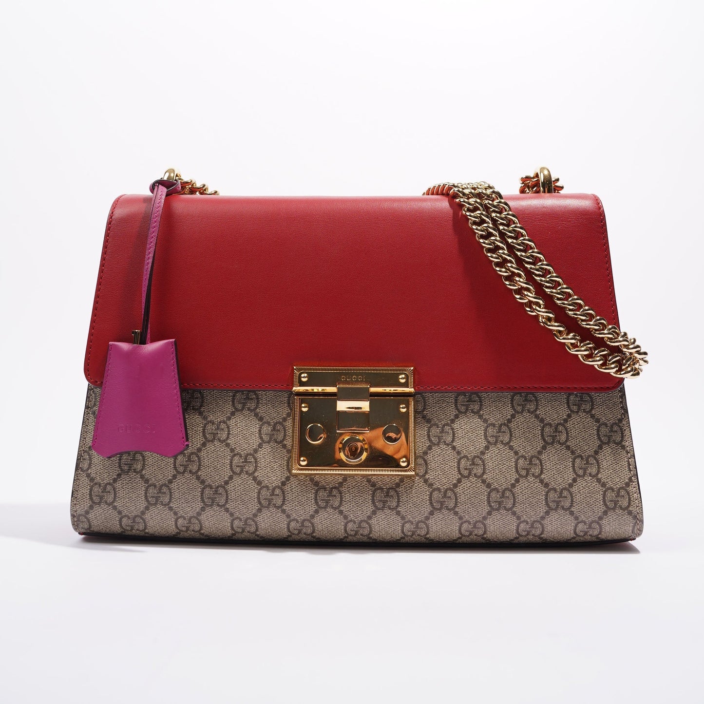 Gucci Lou Monogram Leather Canvas Crossbody