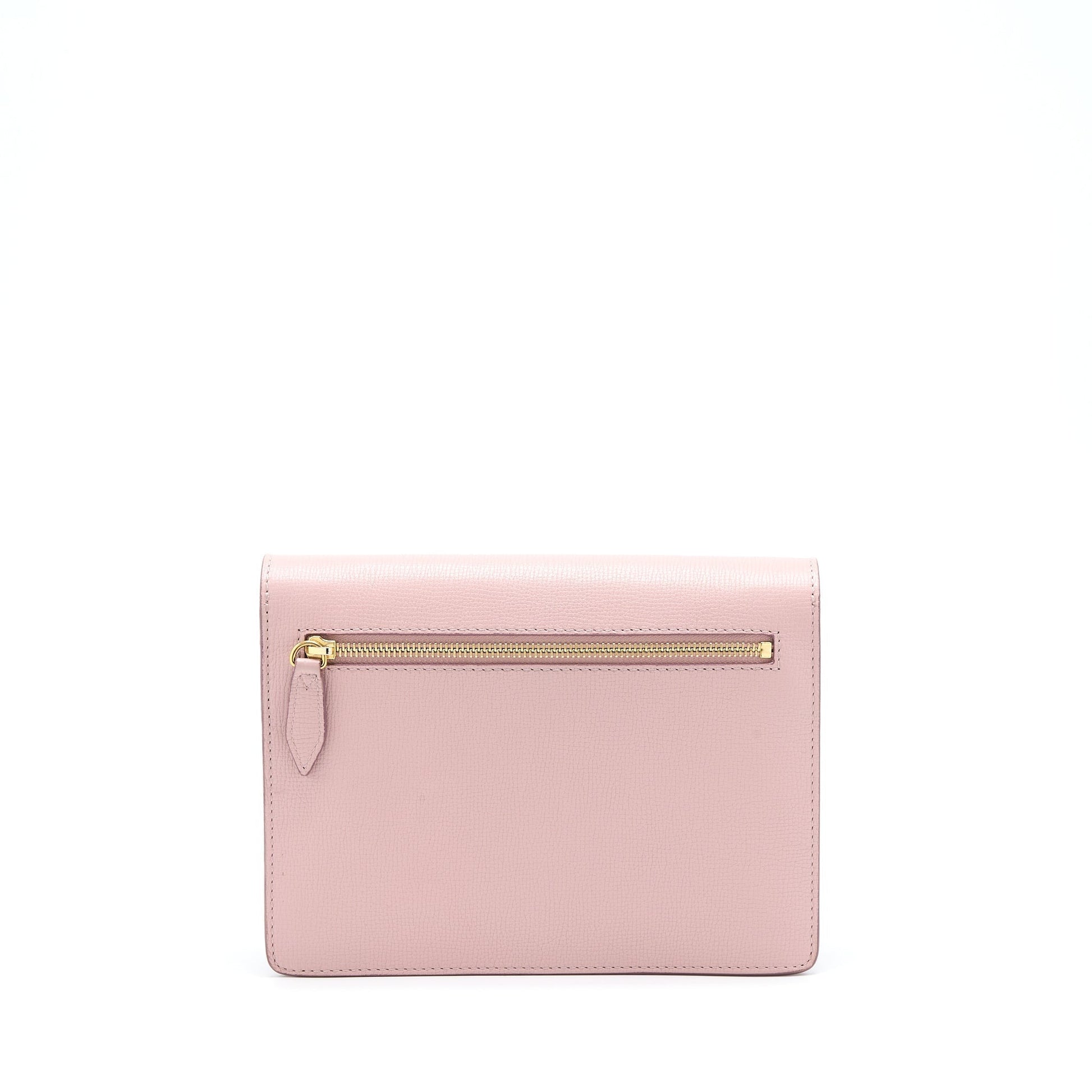 Burberry Small Leather And Ho Check Crossbody Bag Pale Orchid