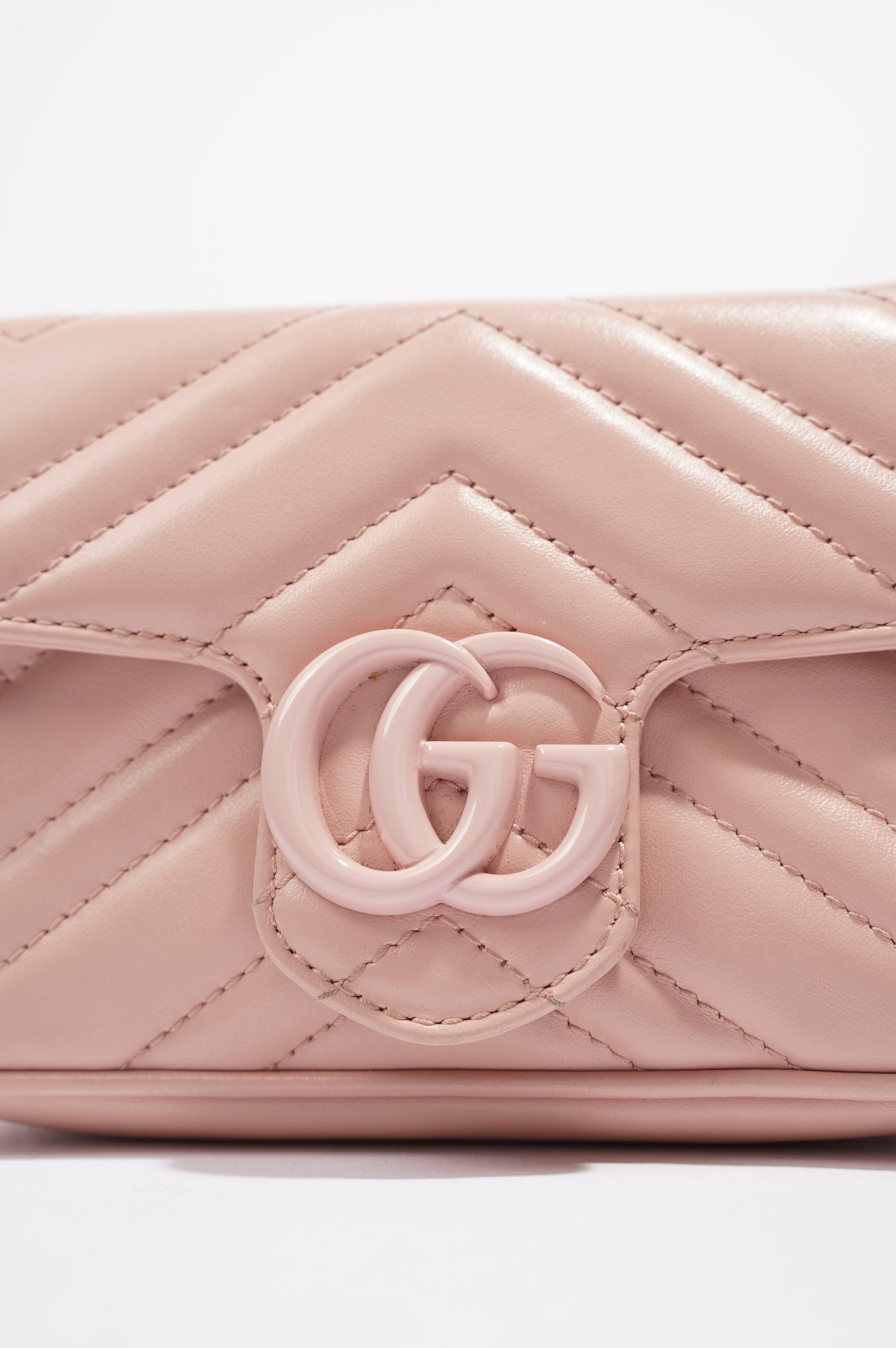 Gucci Lou Monogram Chain Leather Crossbody