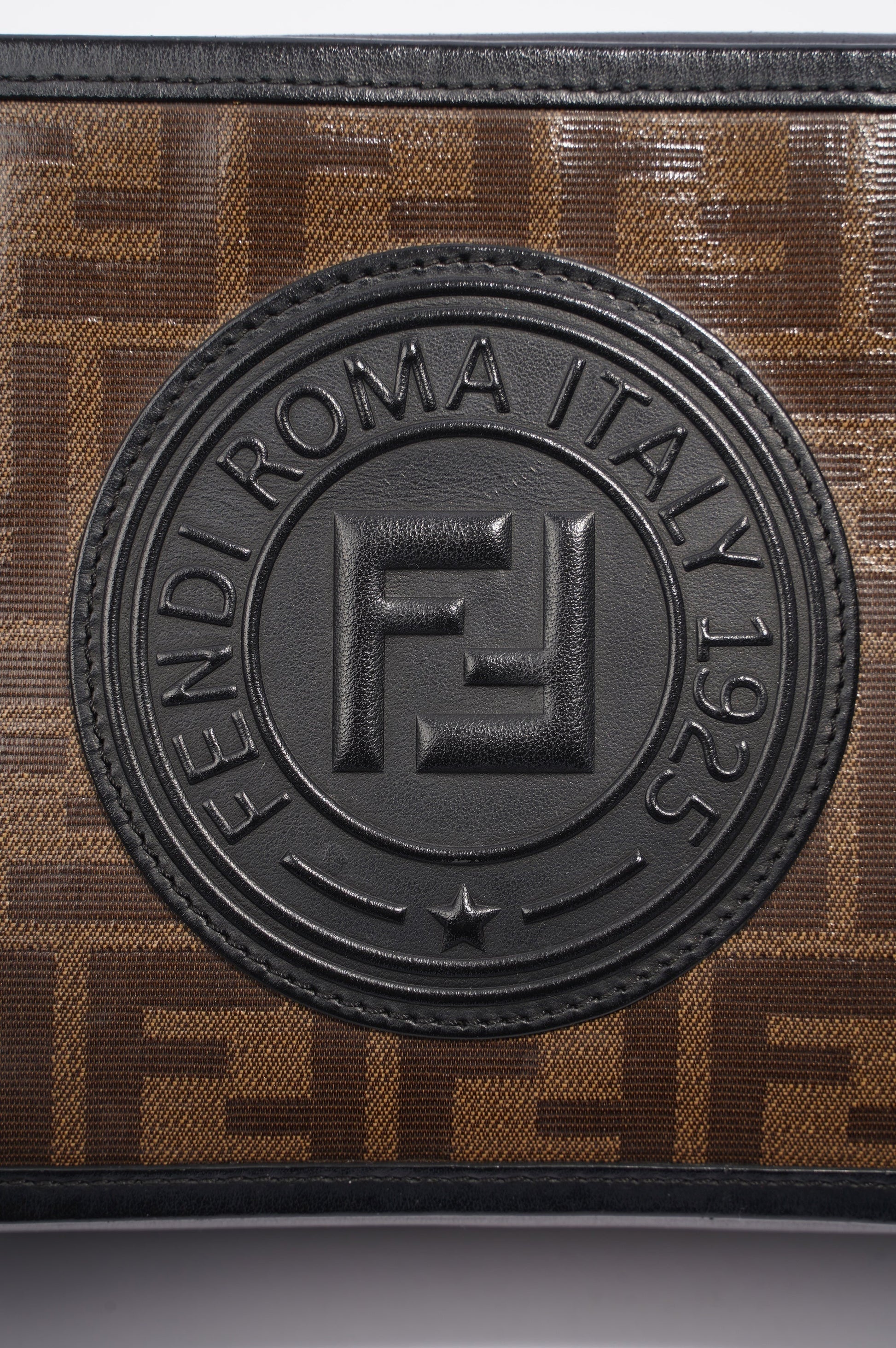 Fendi Camera Case Monogram Leather / Canvas