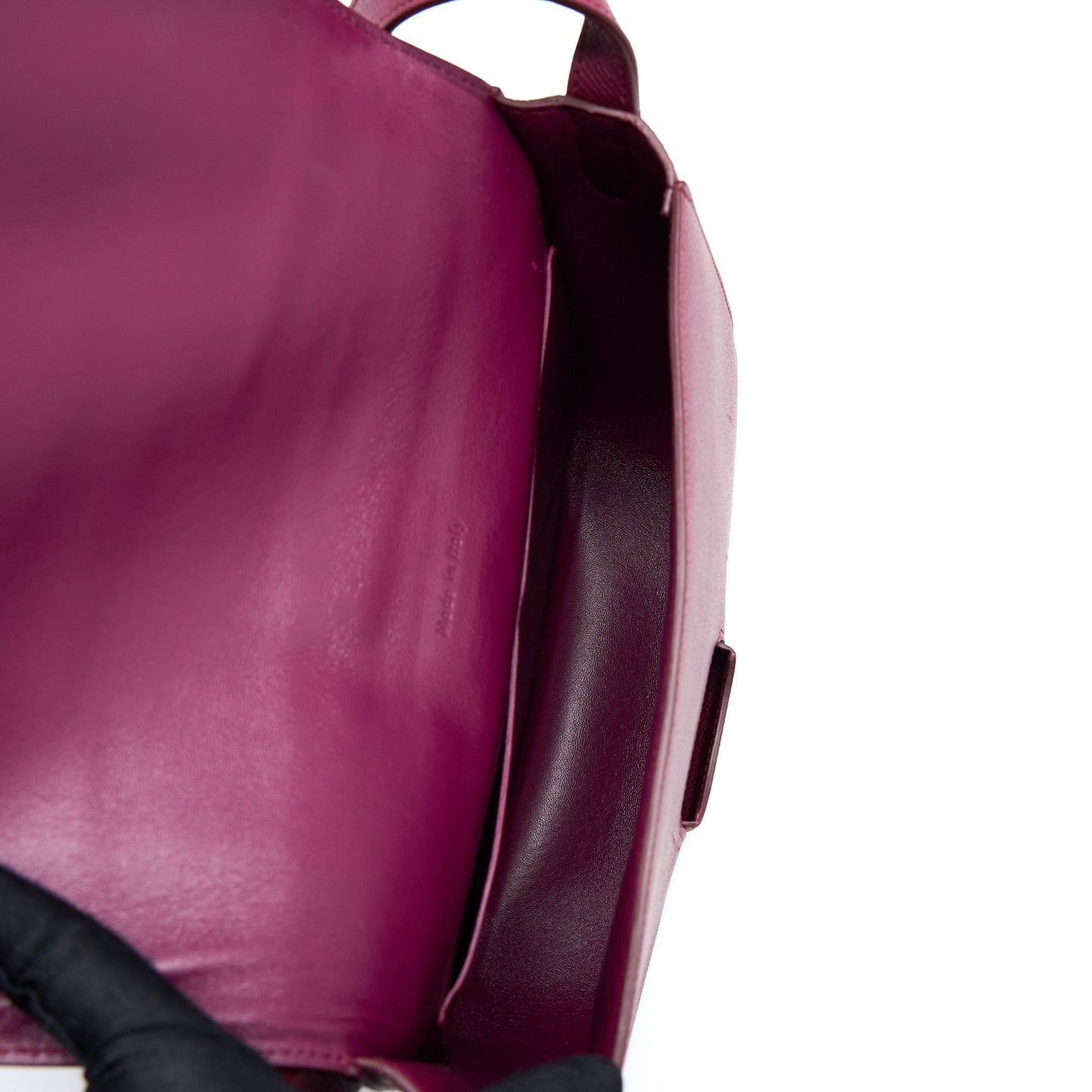 Celine Compact Trotteur Crossbody Mini Purse Dark Purple