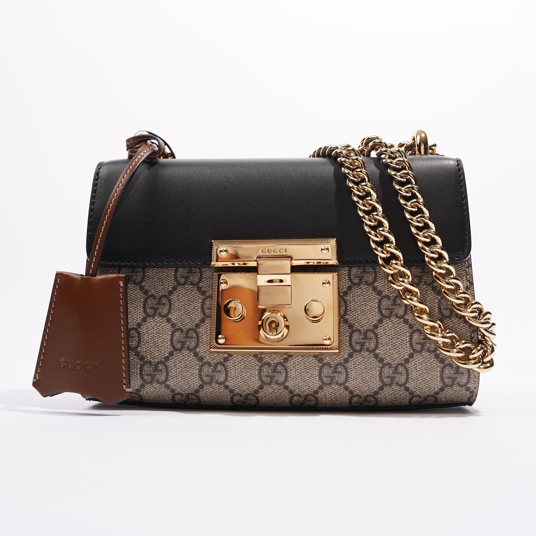 Gucci Lou Monogram Leather Mini Crossbody