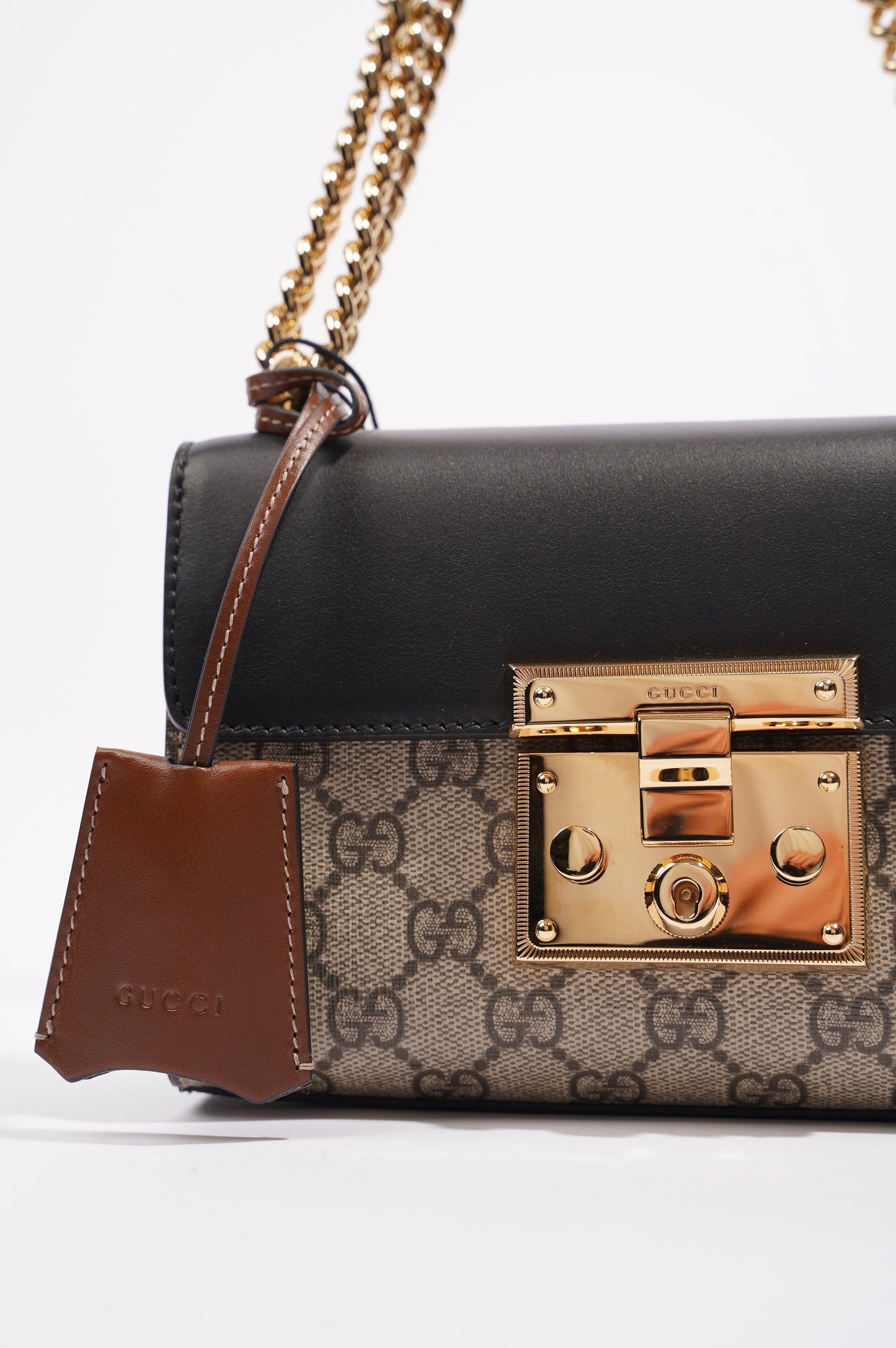 Gucci Lou Monogram Leather Mini Crossbody