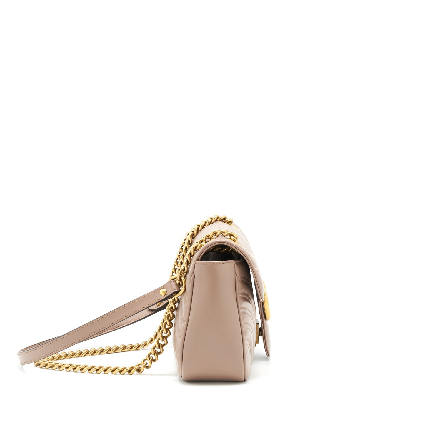 Gucci Marmont Small Dusty Pink matelass? shoulder bag