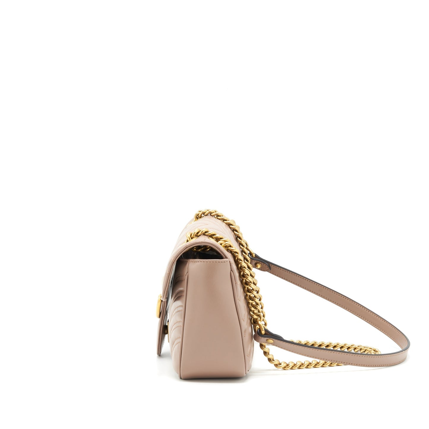 Gucci Marmont Small Dusty Pink matelass? shoulder bag