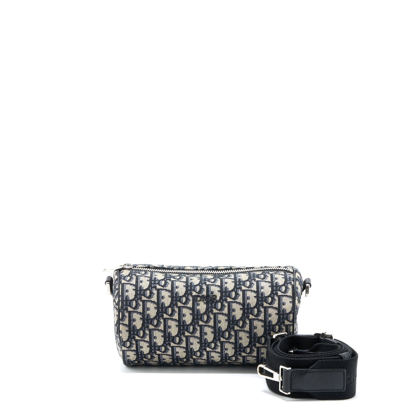 Dior Roller Messenger Purse Blue Oblique Jacquard