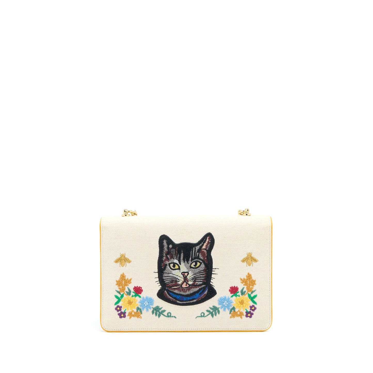 Gucci Crossbody Multicolour Print Fabric White