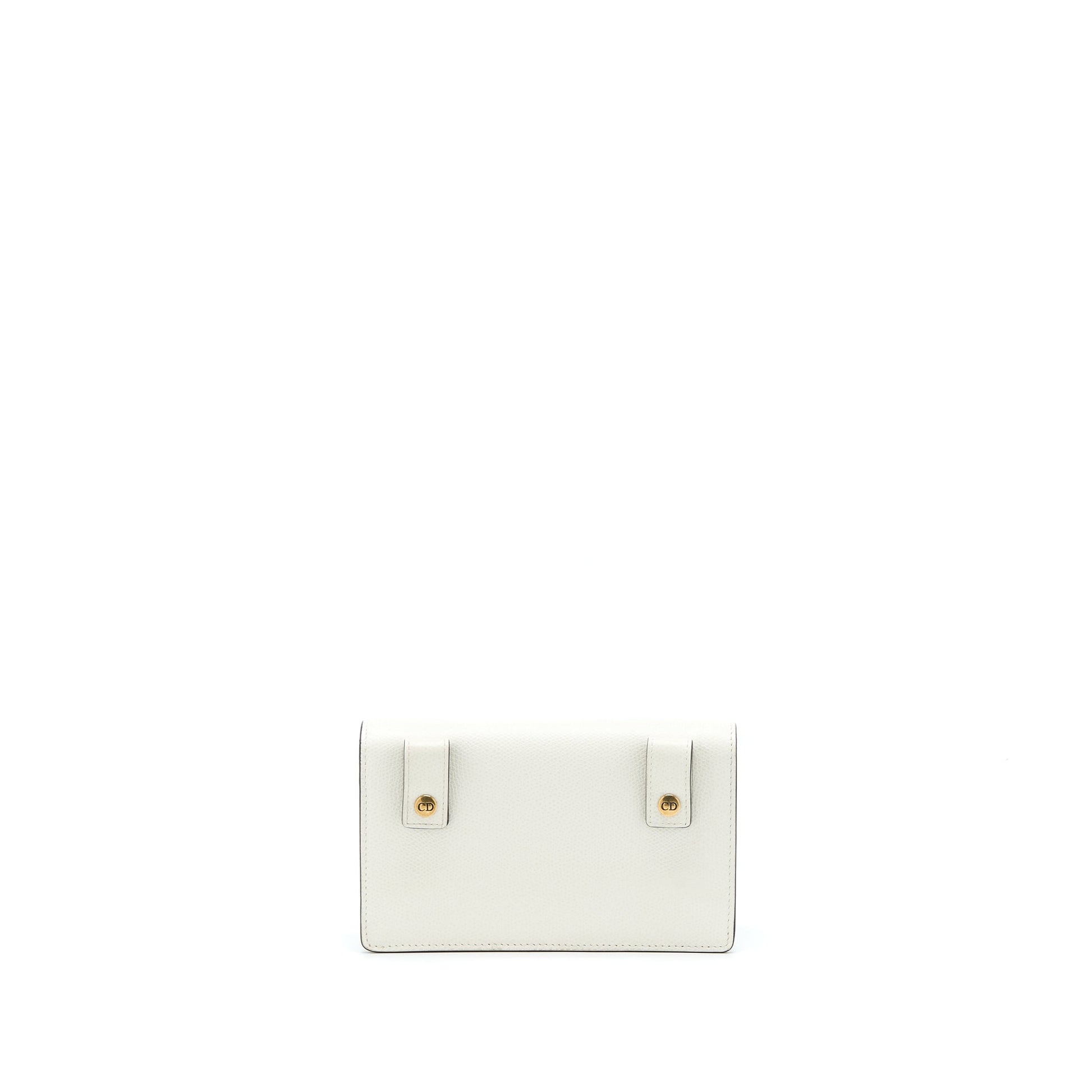 Dior Saddle Belt Pouch Calfskin White