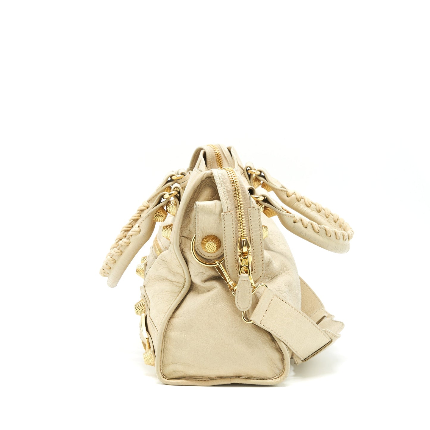 Balenciaga Giant City Purse Beige