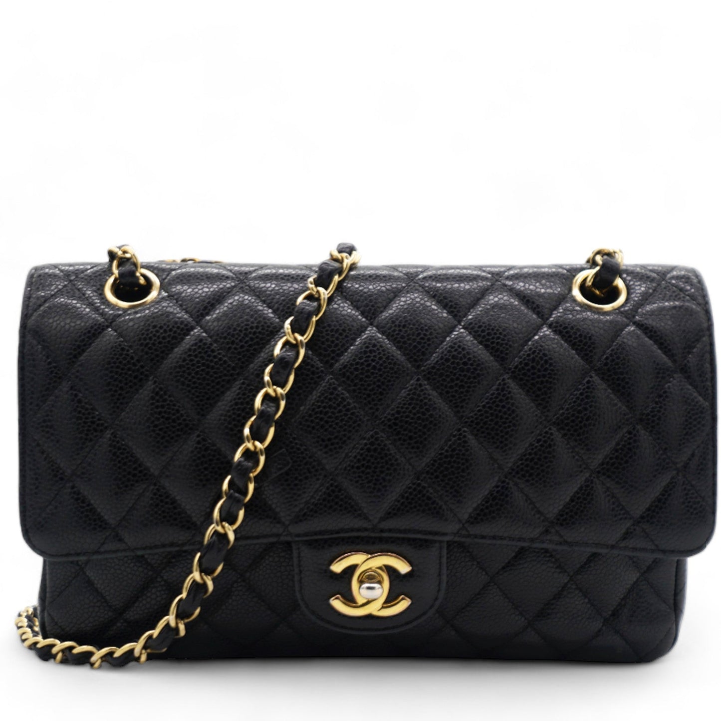 Chanel Caviar Quilted Double Flap Black
