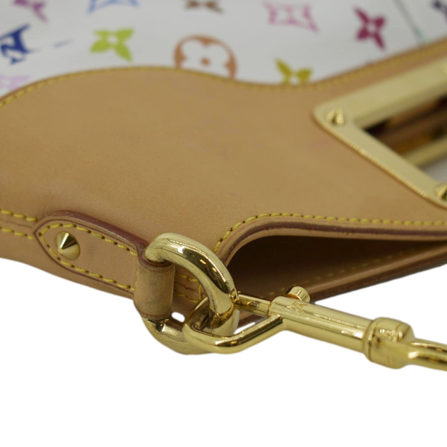 LOUIS VUITTON Judy GM Monogram Canvas Shoulder Bag White