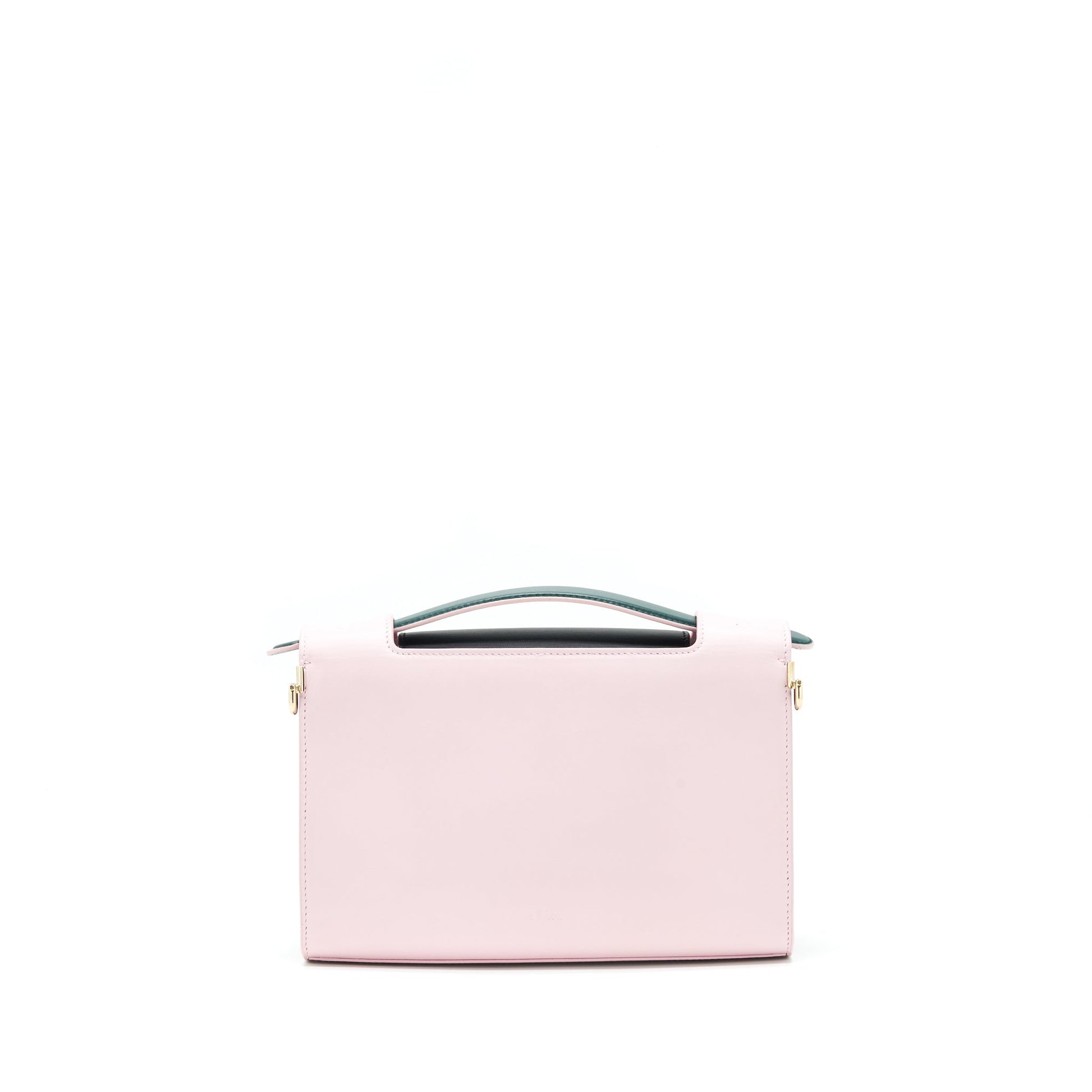 Dior Diorever Clutch With Strap Pink And Black