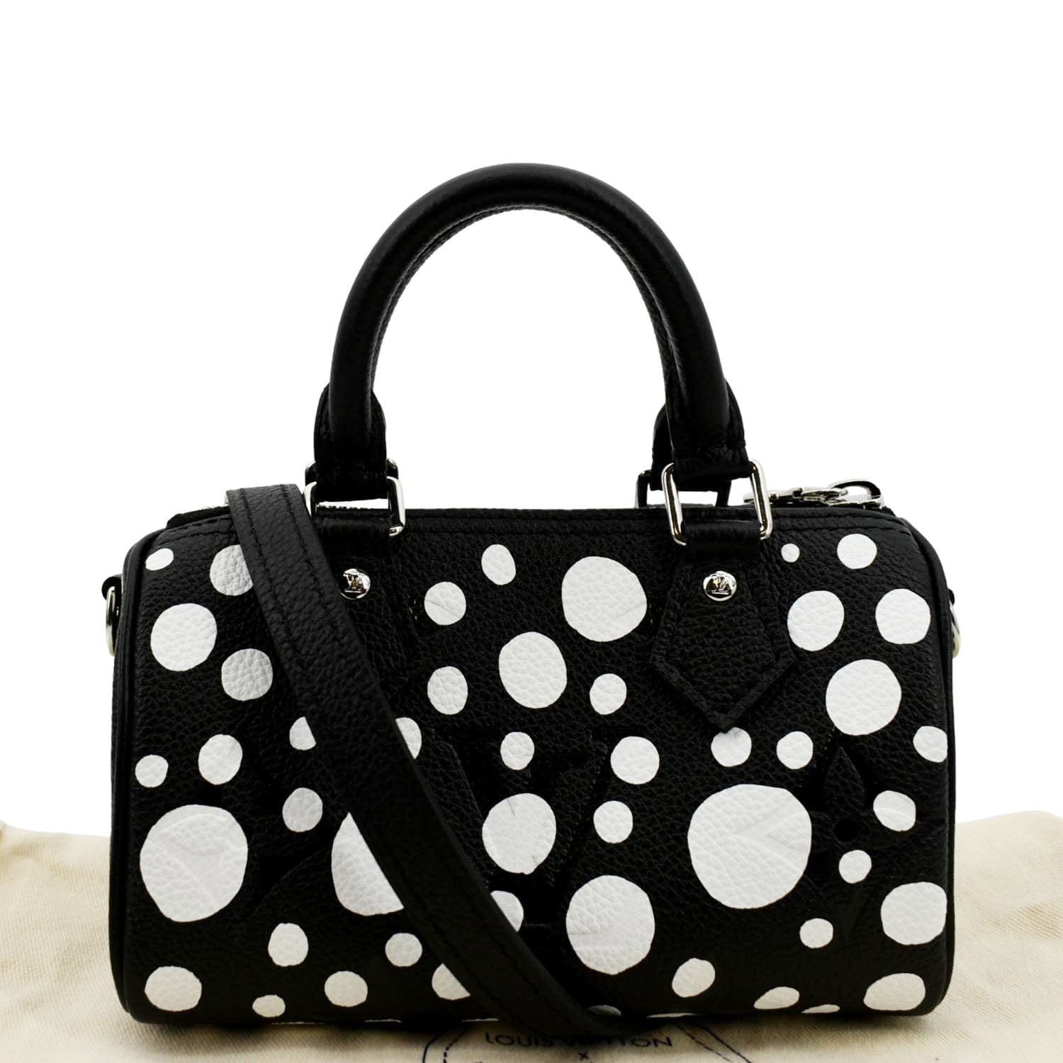Louis Vuitton LV x YK Nano Monogram Empreinte Leather Shoulder bag Black/Bicolor