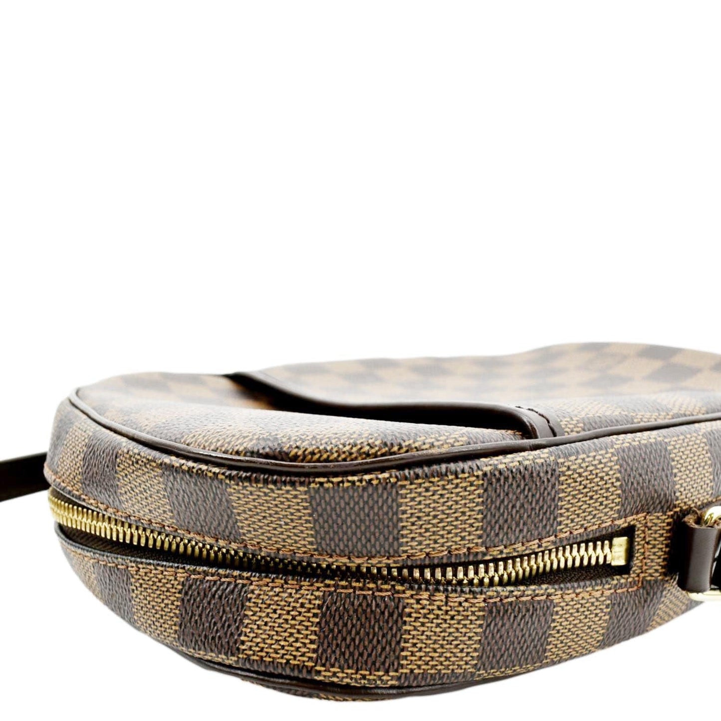 LOUIS VUITTON Ipanema GM Damier Ebene Crossbody Bag Brown
