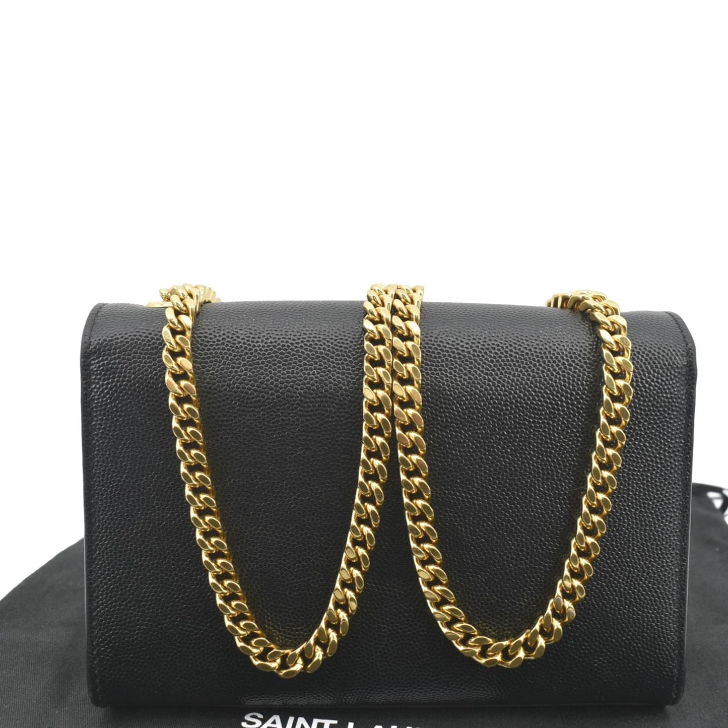 SAINT LAURENT Kate Leather Shoulder Bag Black