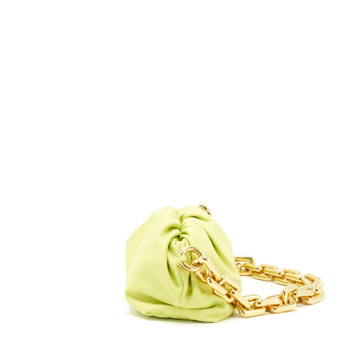 Bottega Veneta Chain Pouch Calfskin Light Green