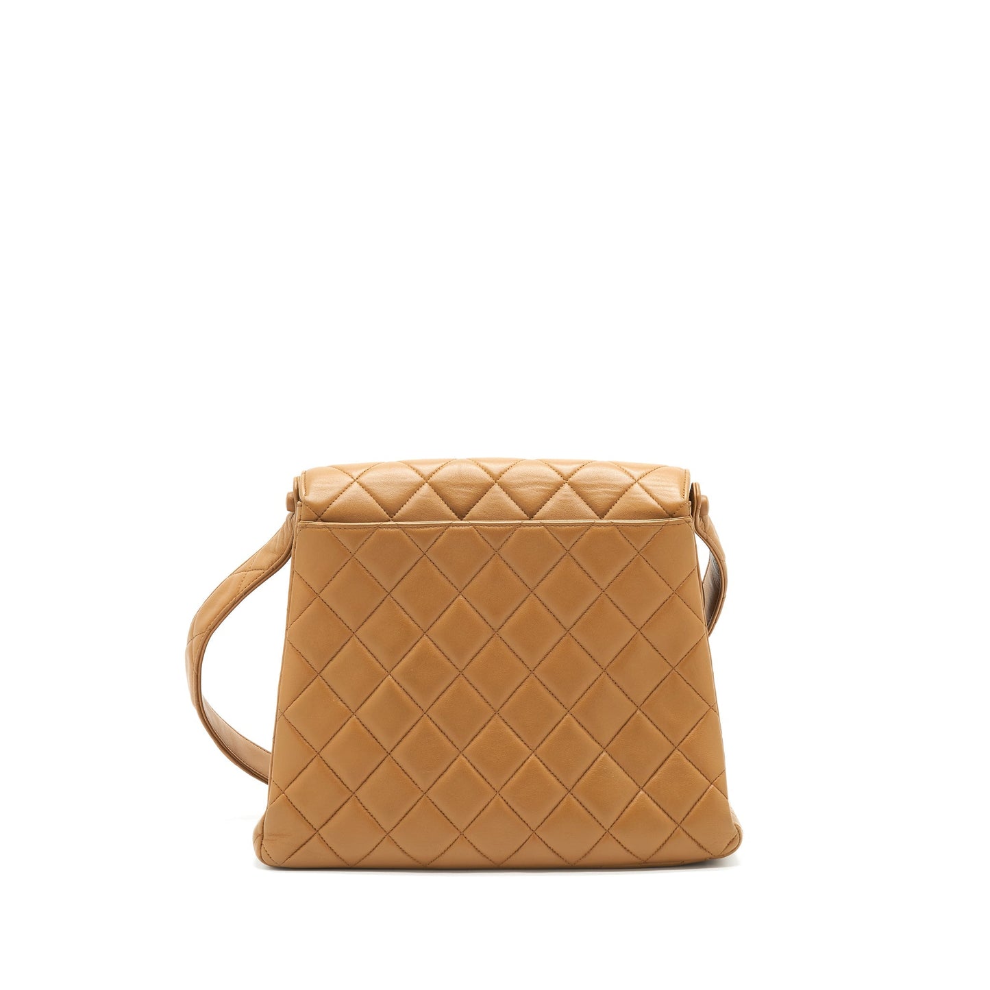 Chanel Kelly Shoulder Bag Dark Beige
