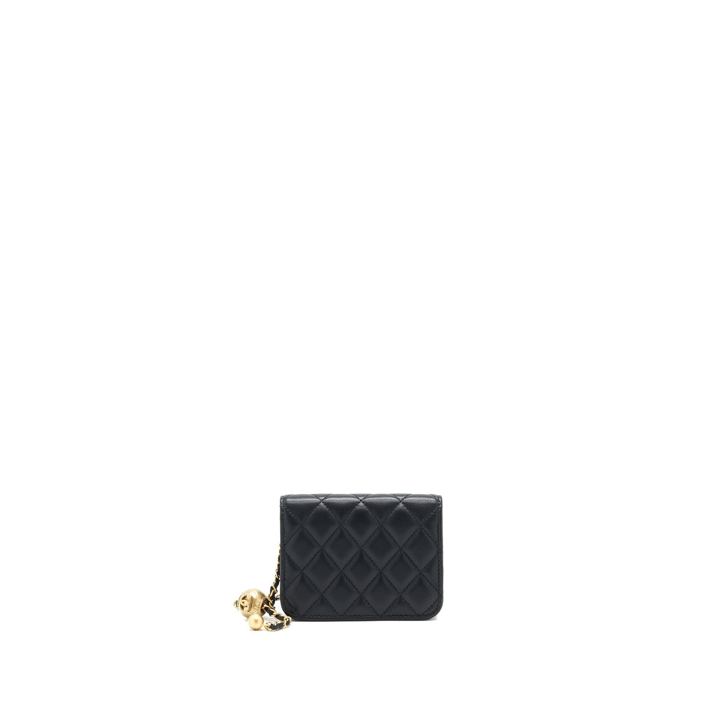 Chanel pearl crush Belt Bag Black with serial 30