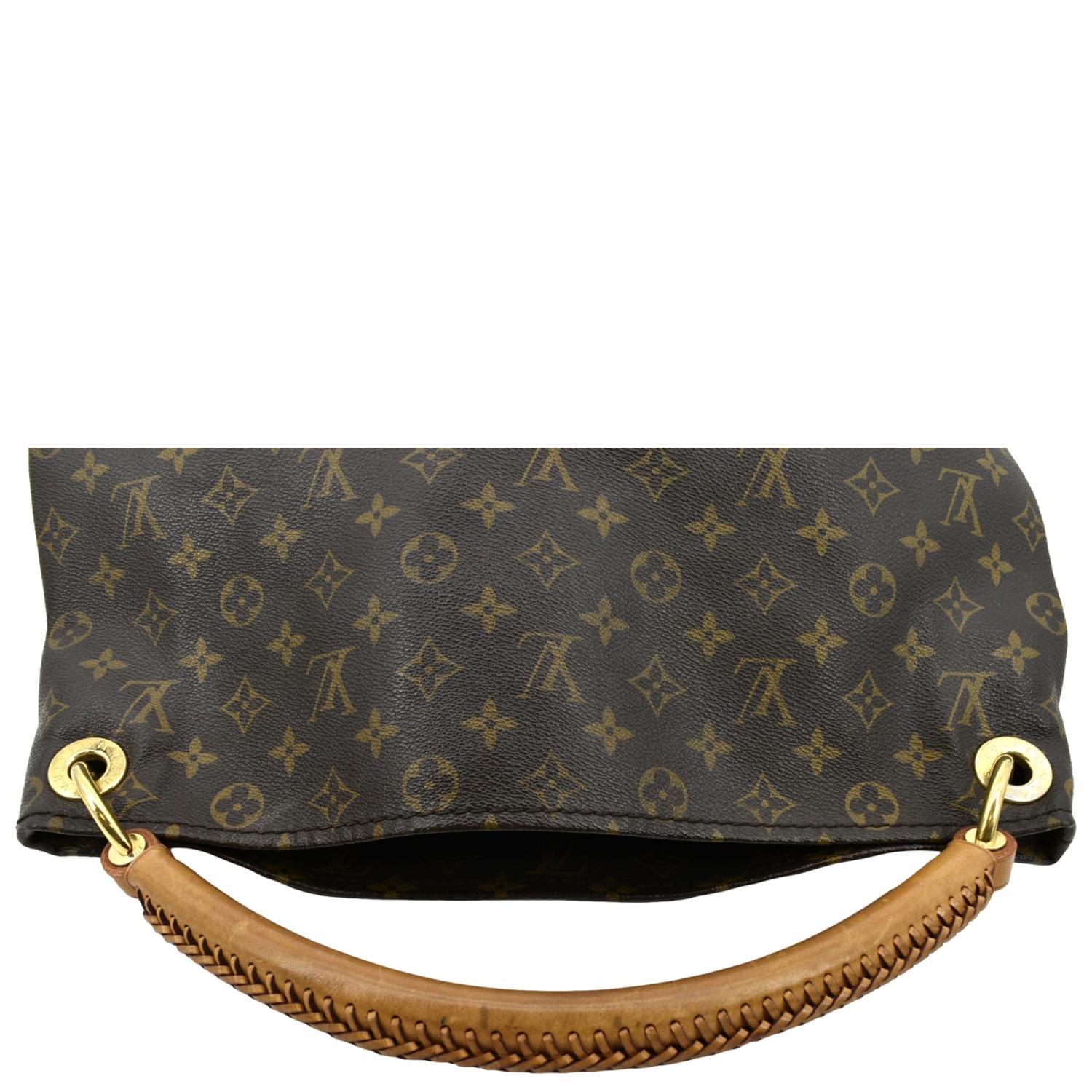 LOUIS VUITTON Artsy MM Monogram Canvas Shoulder Bag Brown