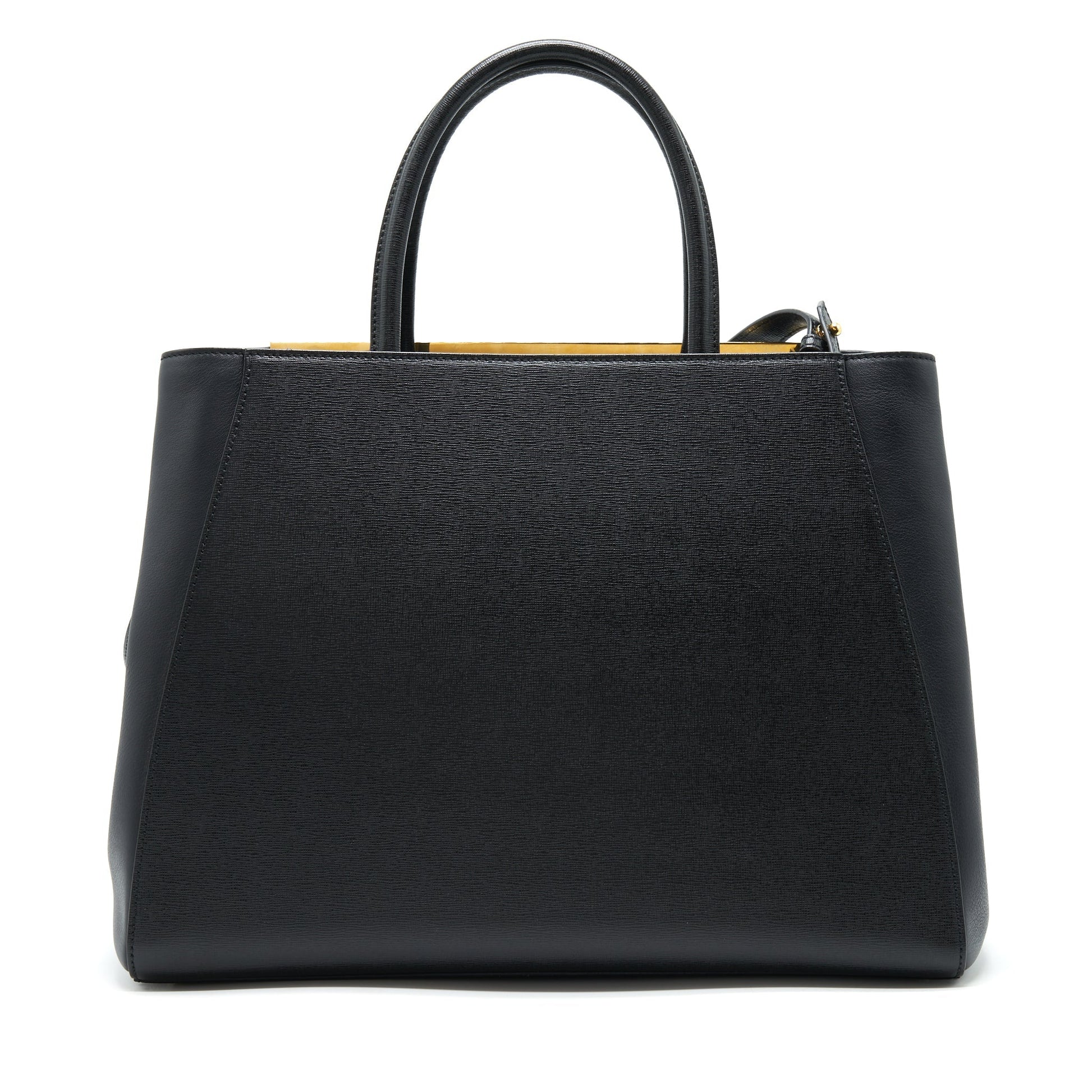 Fendi 2Jours Tote Purse Black