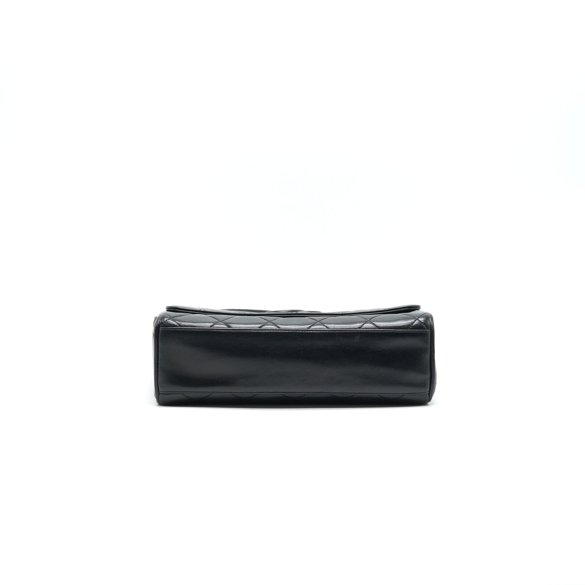 Chanel CC Logo Flap Bag with Strap So black
