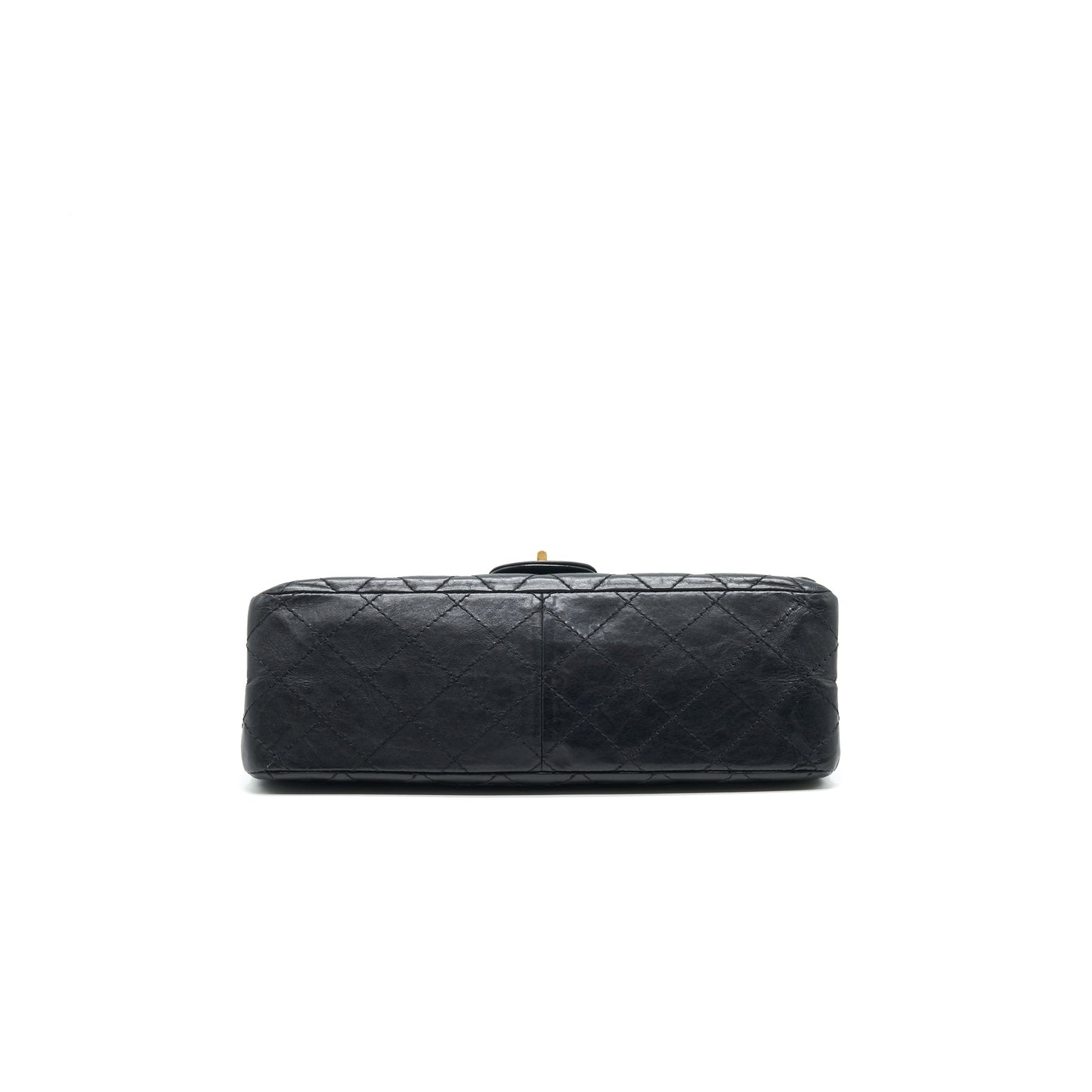 CHANEL 2.55 226 Reissue Flap Bag Aged Calfskin in Black
