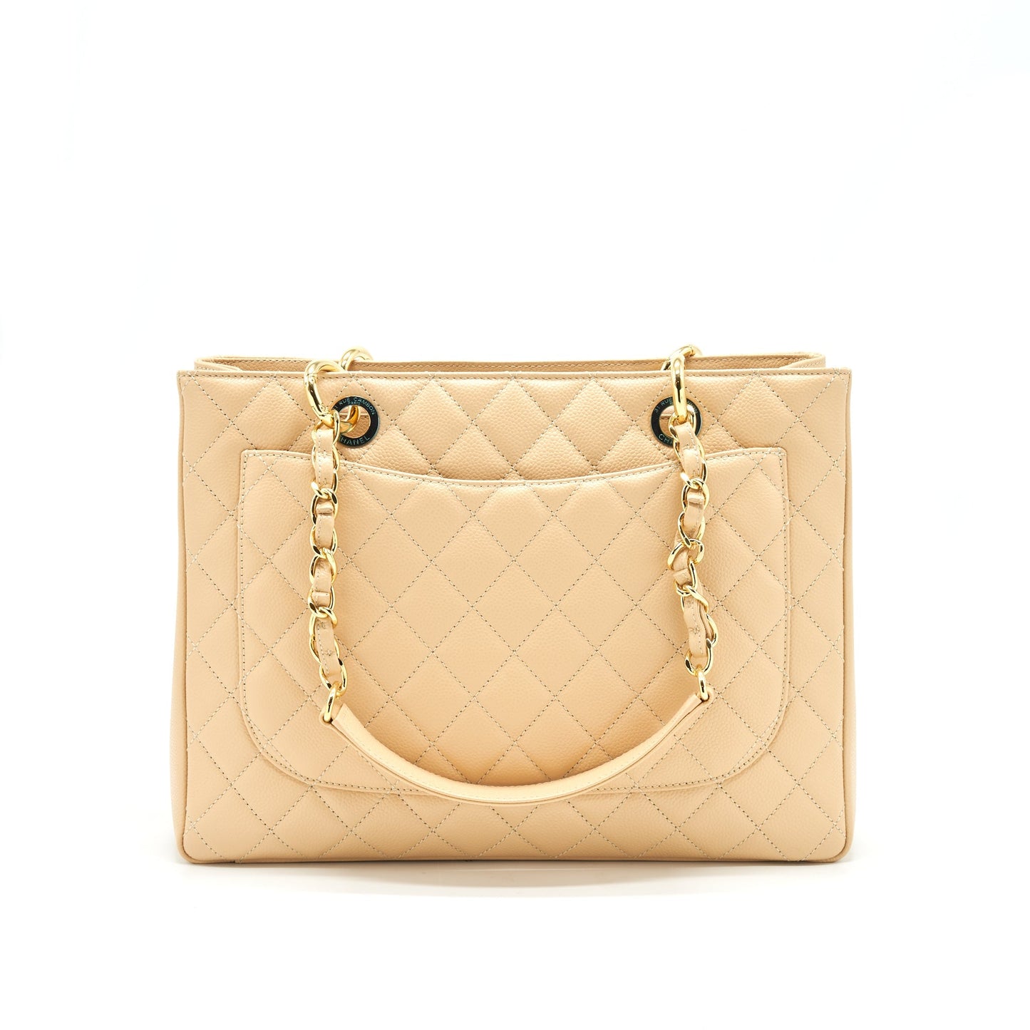 Chanel Grand Shopping Tote Bag Beige with