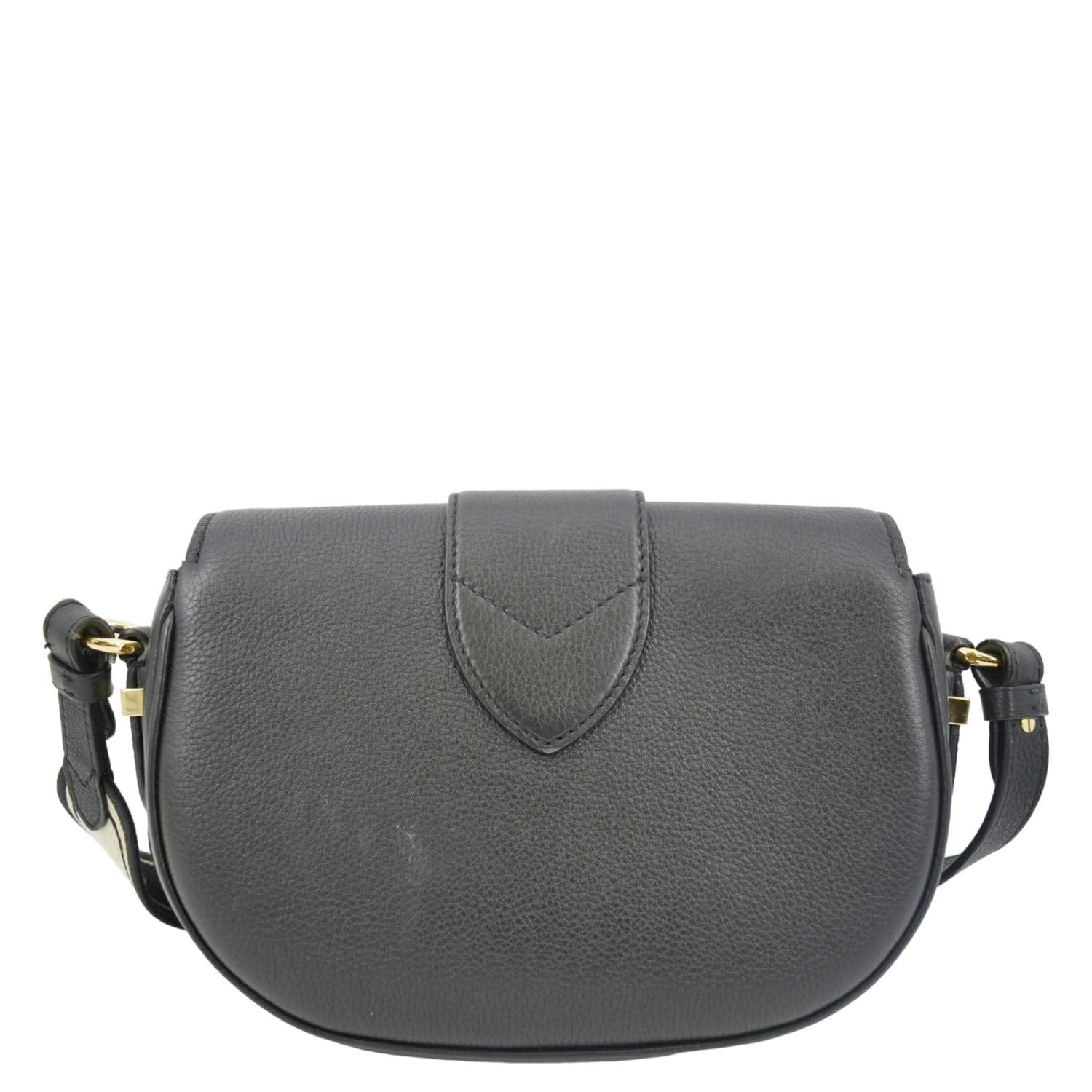 LOUIS VUITTON LV Pont 9 Soft MM Calfskin Leather Shoulder Bag Noir