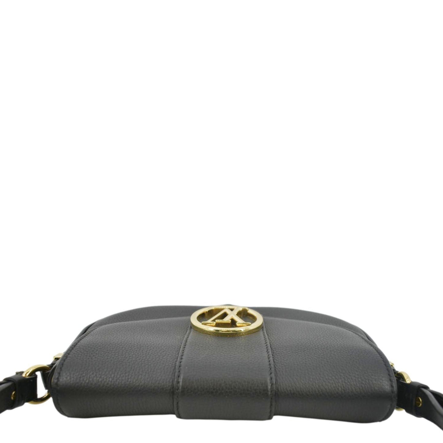 LOUIS VUITTON LV Pont 9 Soft MM Calfskin Leather Shoulder Bag Noir