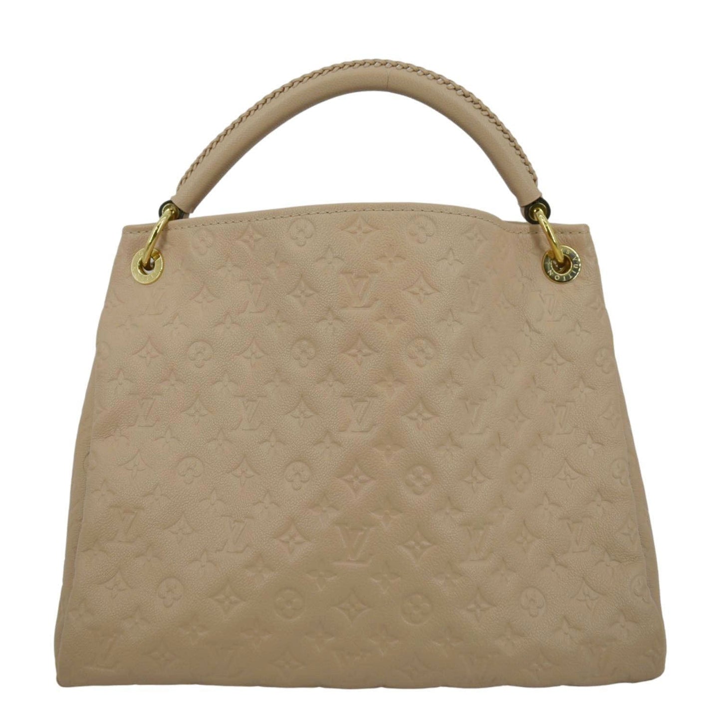 LOUIS VUITTON Artsy MM Empreinte Leather Hobo Bag Dune