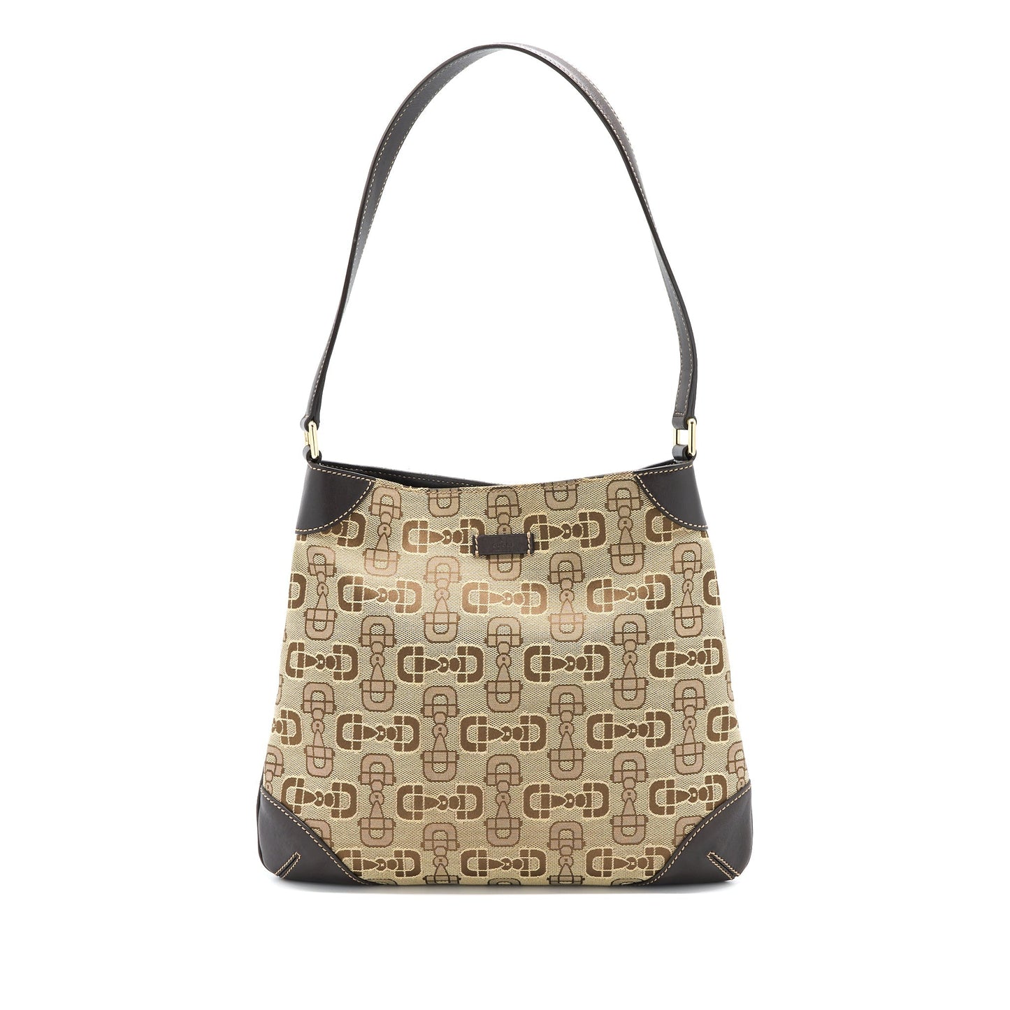 Gucci Hobo Bag Canvas/Leather Multicolour