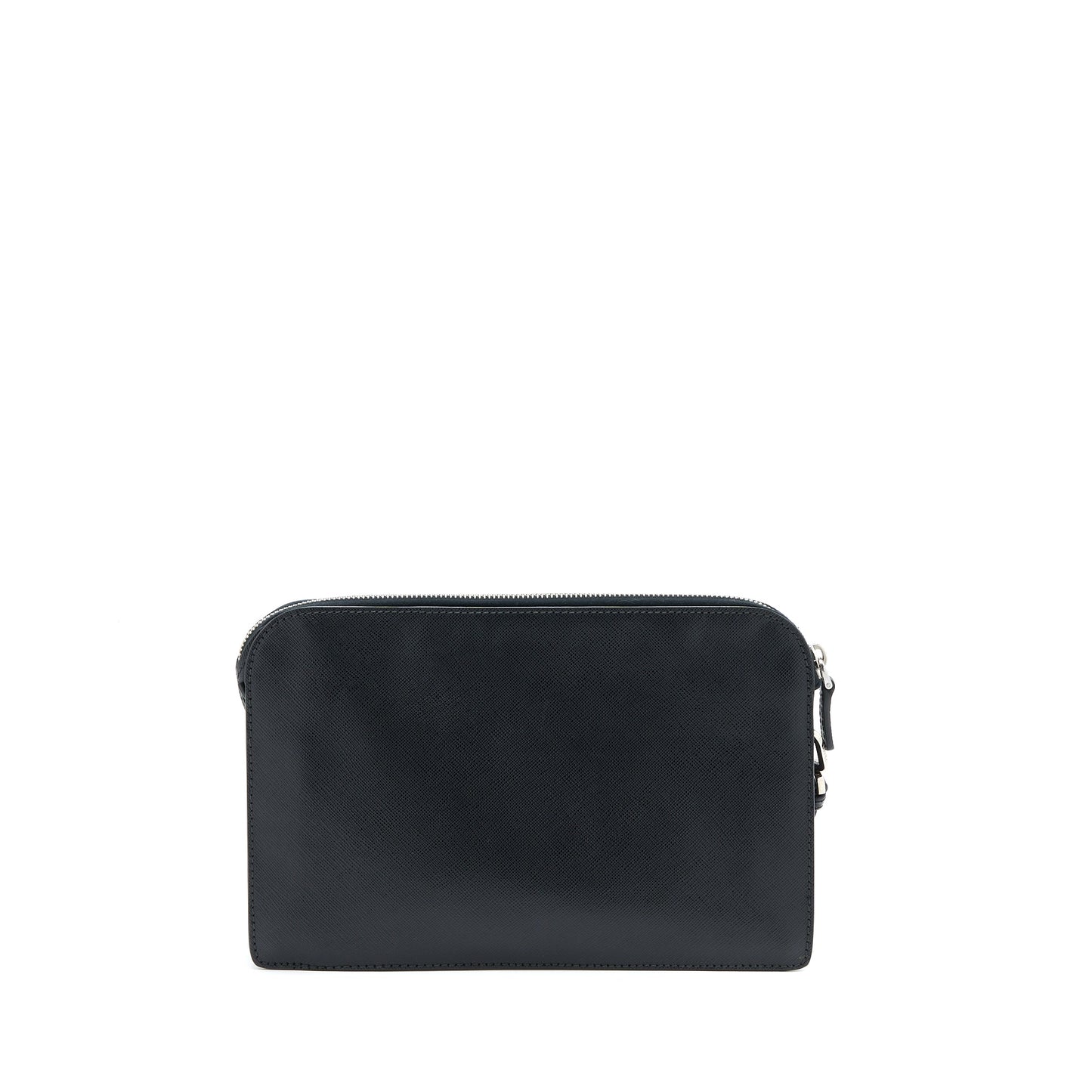 Prada Mens Clutch Soffiano Black SHW
