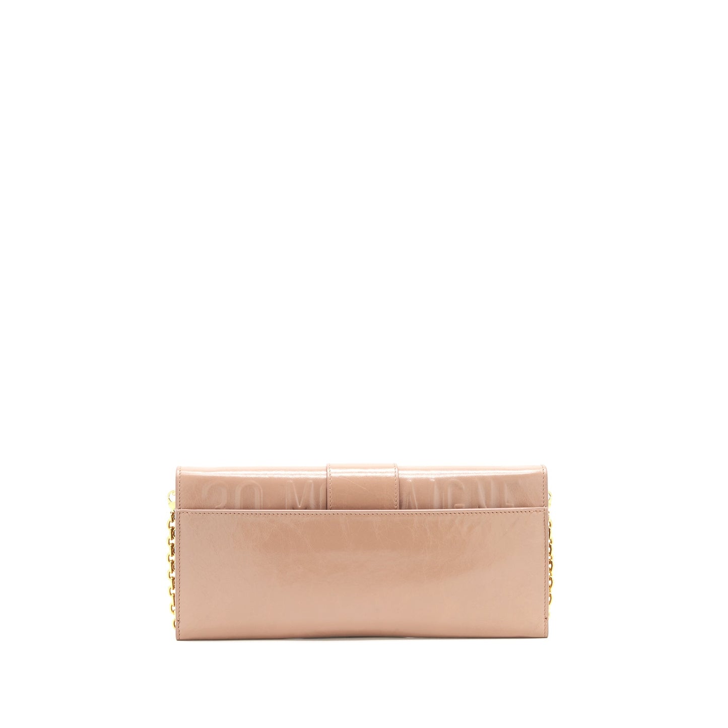 Dior 30 Montaigne Leather Clutch Purse with Chain