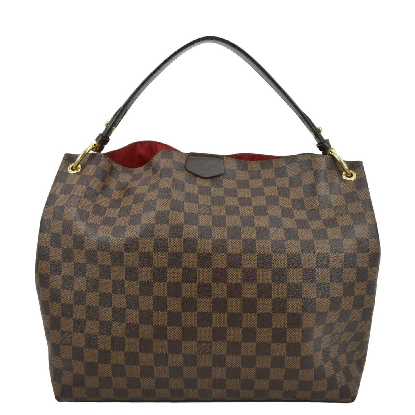 LOUIS VUITTON Graceful MM Monogram Canvas Shoulder Bag Brown